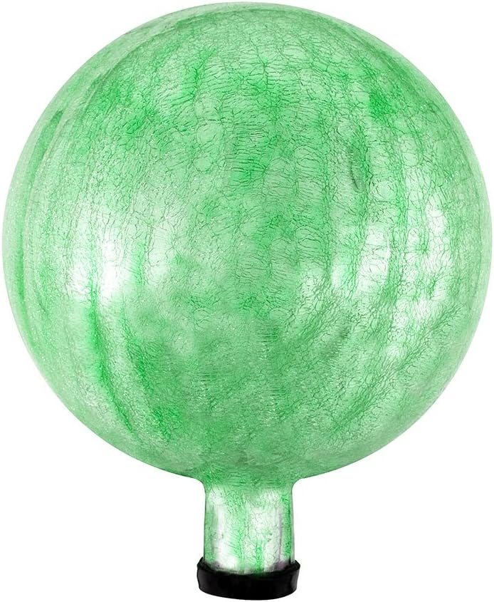 Achla Designs G10-FG-C Gazing, Fern Green 10 inch Glass Garden Globe Ball Sphere, 10