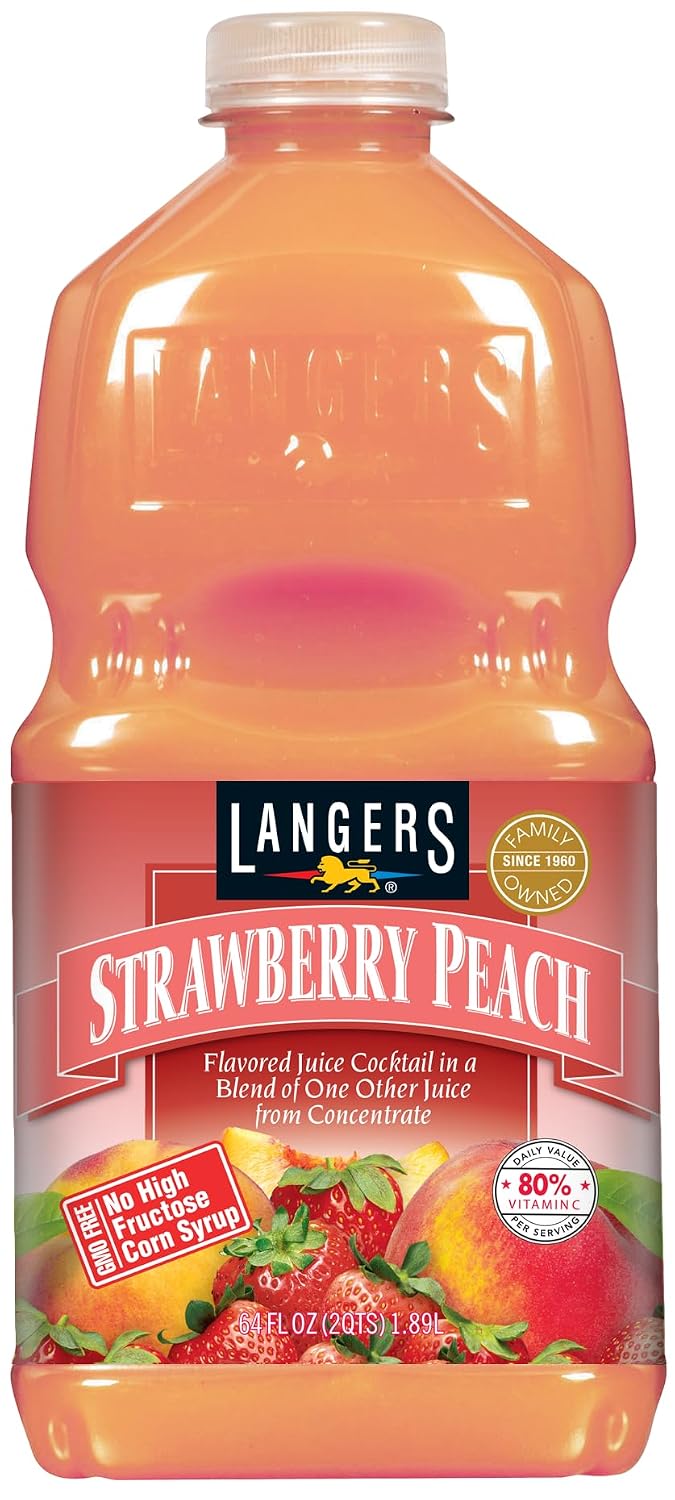 Langers Juice Cocktail, Pineapple Orange Guava, 15.2 Fl Oz (Pack of 12)