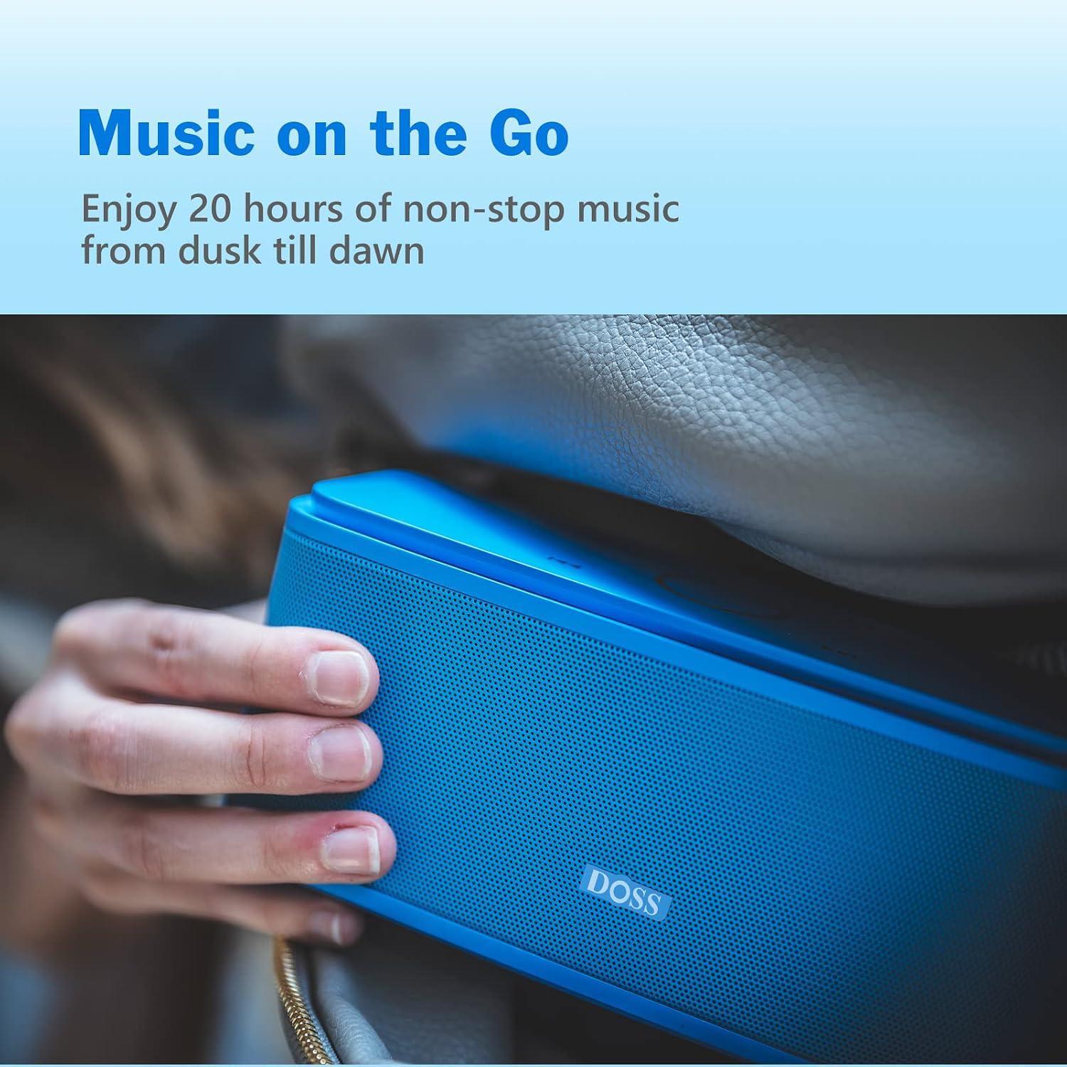 DOSS SoundBox Touch Wireless Bluetooth Speaker-12W HD Sound with Rich Bass