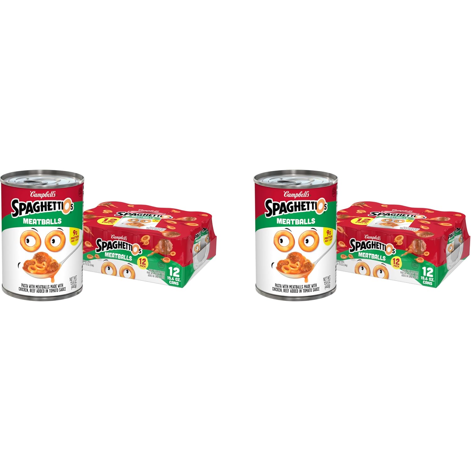 SpaghettiOs Original Canned Pasta, 15.8 oz Can (Pack of 4)