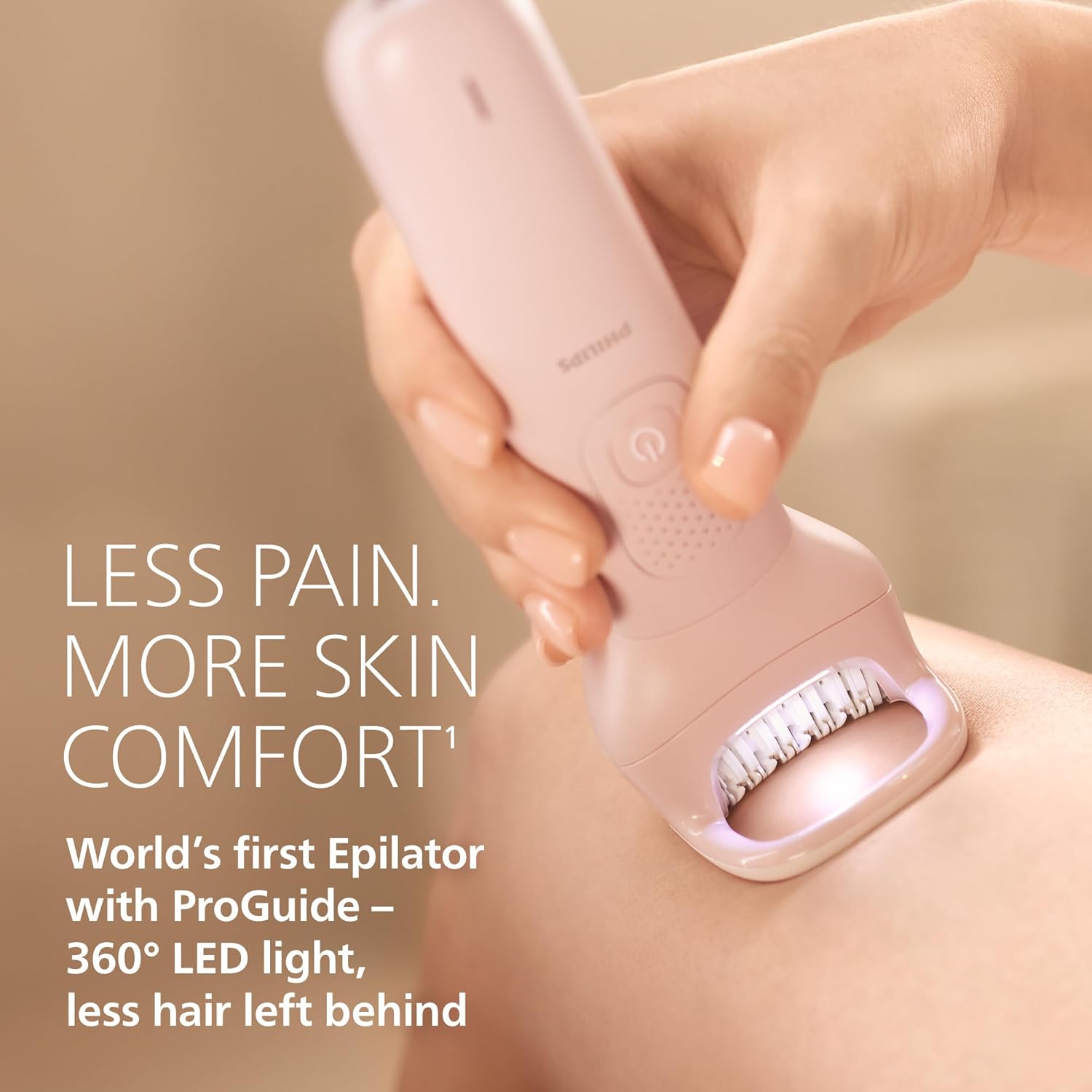 Philips Epilator Series 8000 for Women, with 3 Accessories, BRE700/04