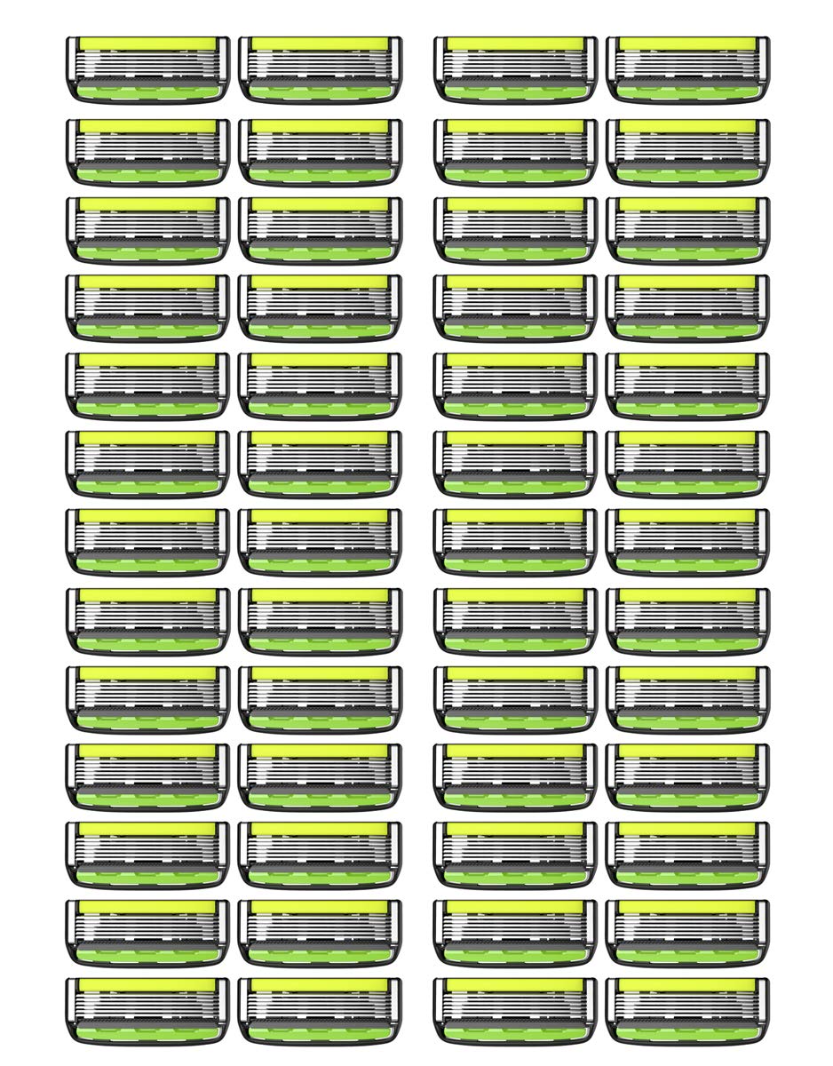 DORCO Pace 6 Pro - Six Blade Razor System with Trimmer - 12 Pack Refill (No Handle)