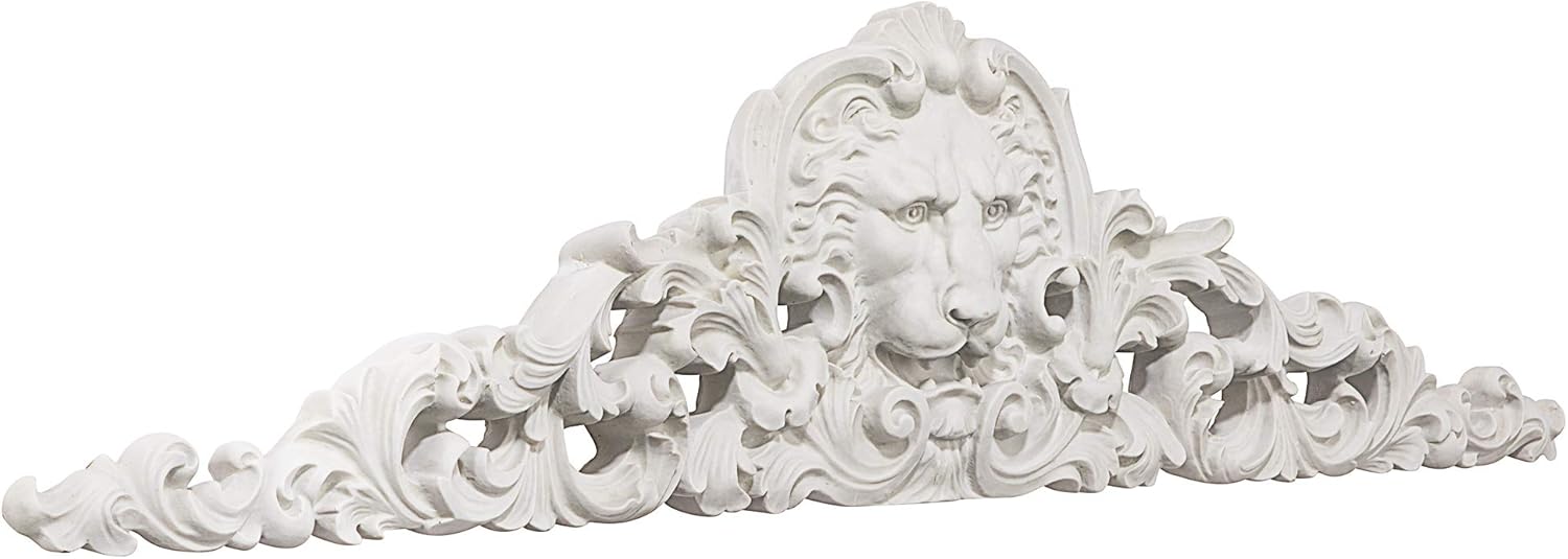 Design Toscano Remoulage Lion Sculptural Wall Pediment