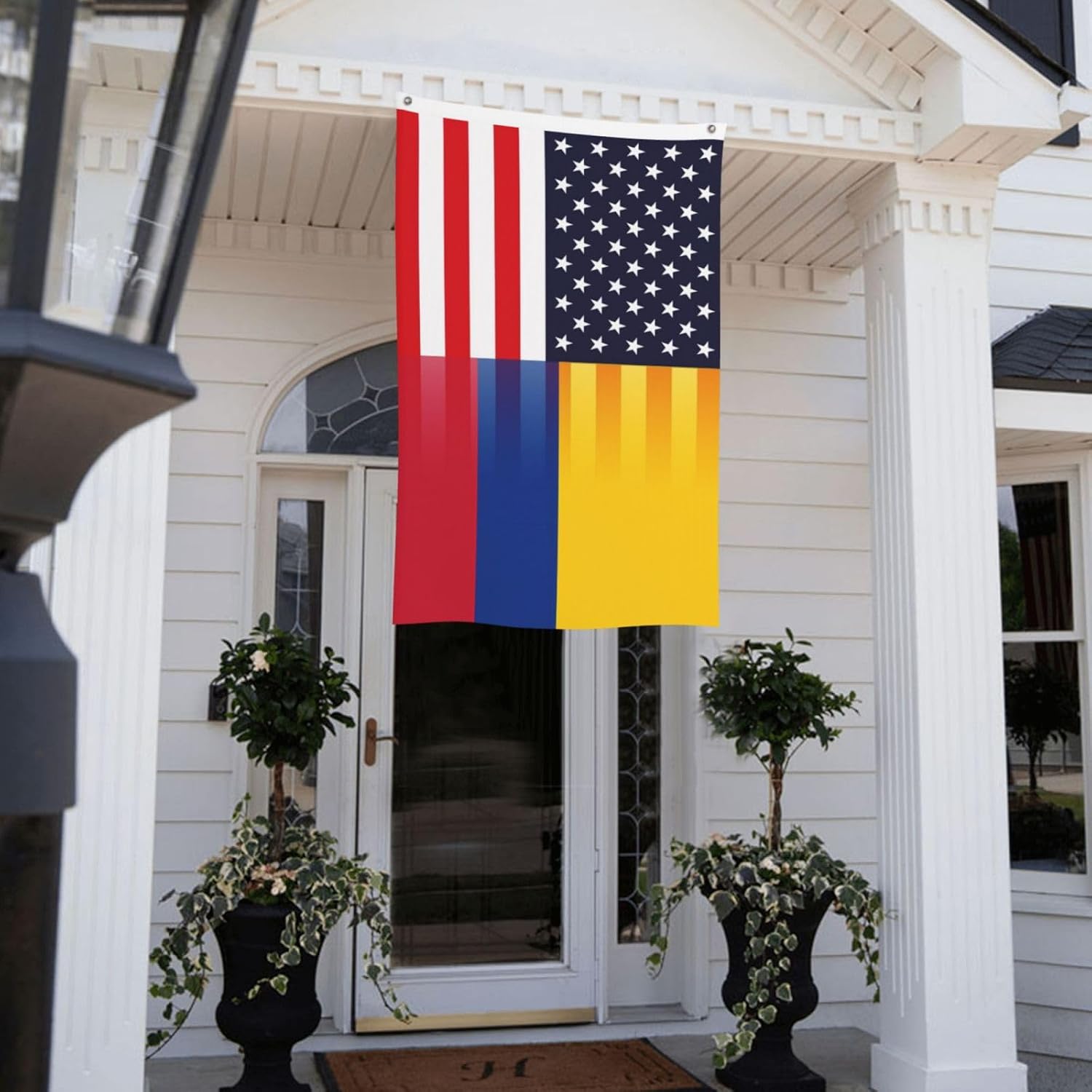 Nicaragua Nicaraguan And American Flag America USA 3x5 Ft Indoor Outdoor Decor Banner National Flags for Garden Yard Car Outside Decoration