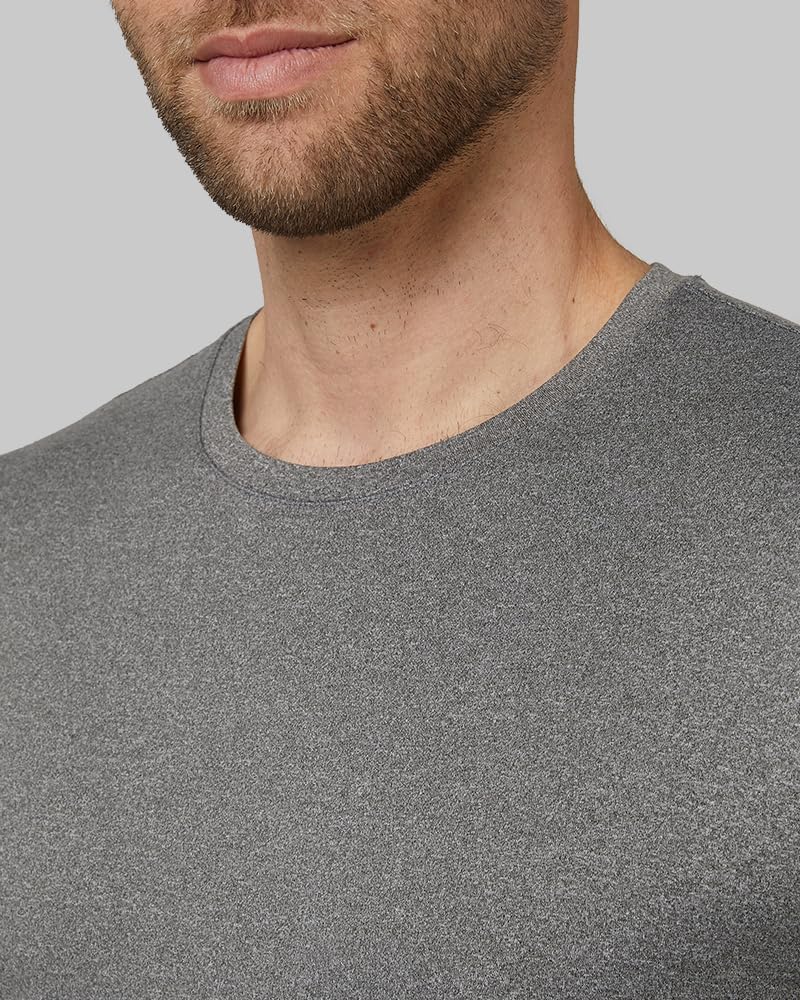 32 Degrees Men's Cool Classic Crewneck T-Shirt, Anti-Odor, Quick Drying, 4-Way Stretch