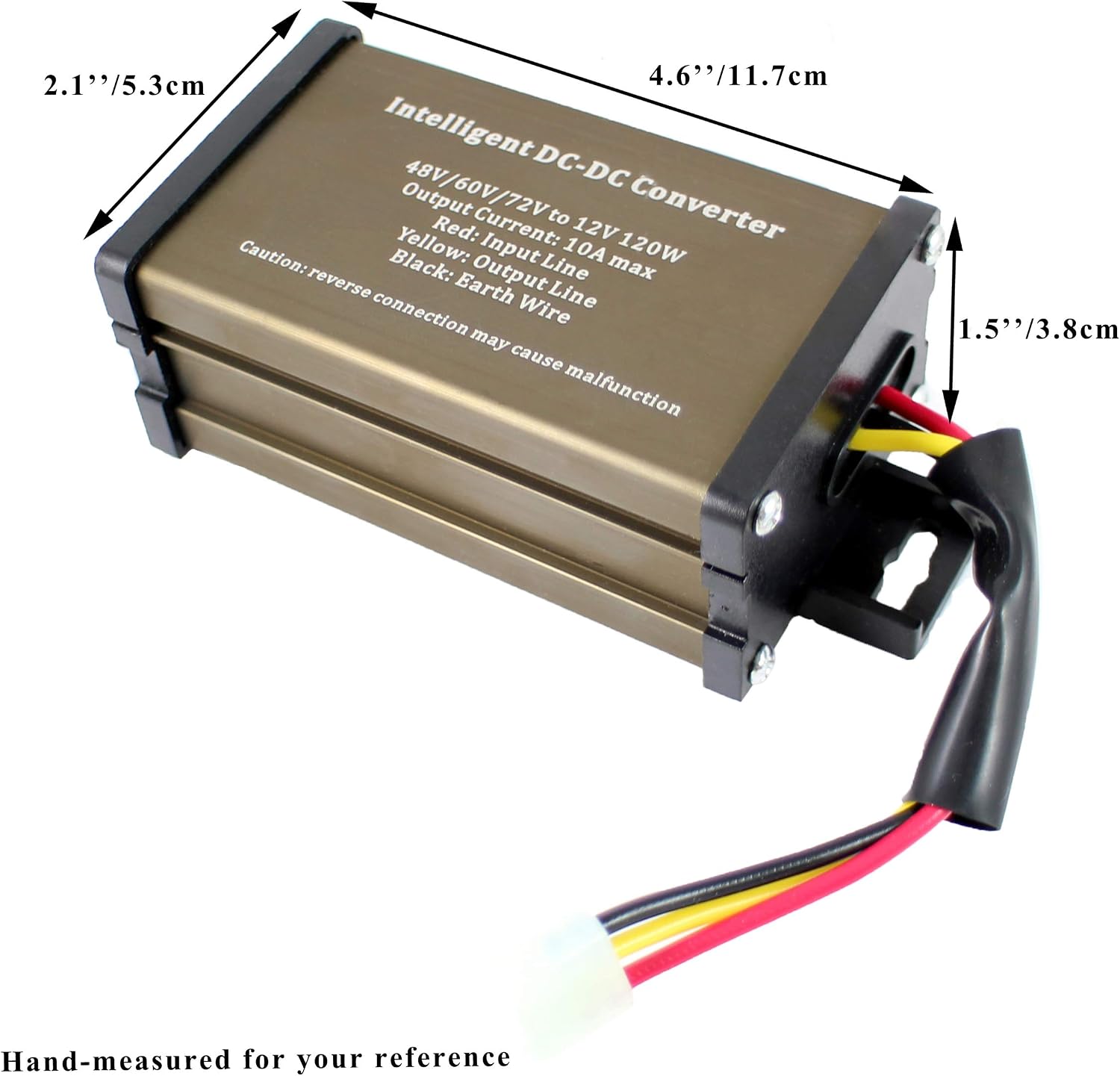Pro Chaser DC-DC 72V 60V 48V Volt Voltage to 12V Step Down Voltage | Voltage Reducer Regulator 10A 15A 20A 25A 30A 35A for Scooters Bicycles & Golf Carts