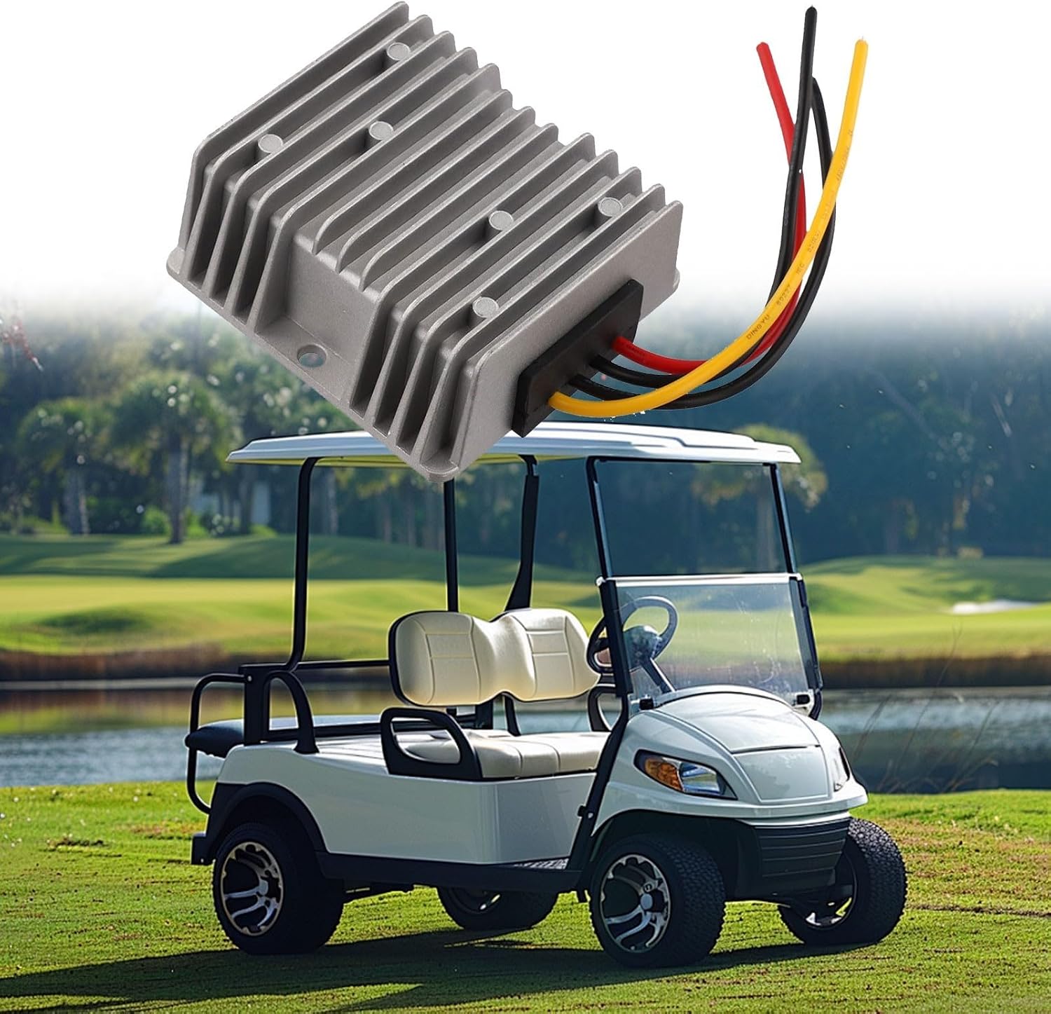 DC 6V 5-11V to 12V 10A Step Up Converter, for Automotive Marine RV Golf Cart LED System