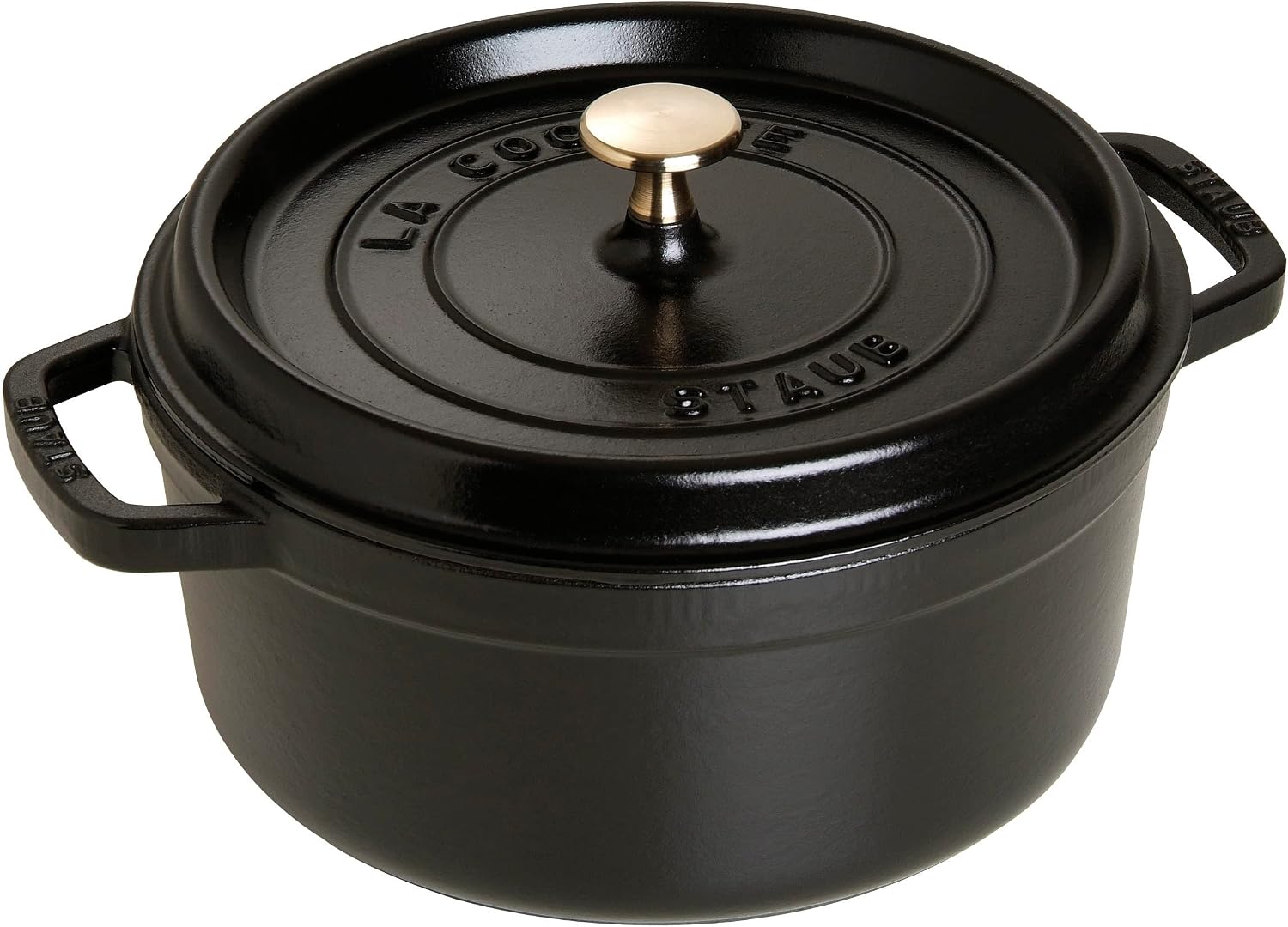 Staub Round Cocotte - 5.5Qt - Grenadine