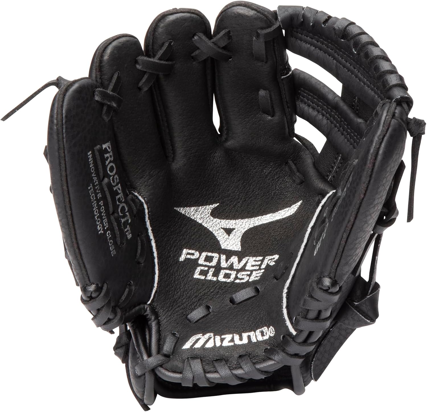 Mizuno Prospect PowerClose Youth Baseball Glove Series I V-Flex Notch I Parashock Palm Pad I Buttersoft Palm Liner
