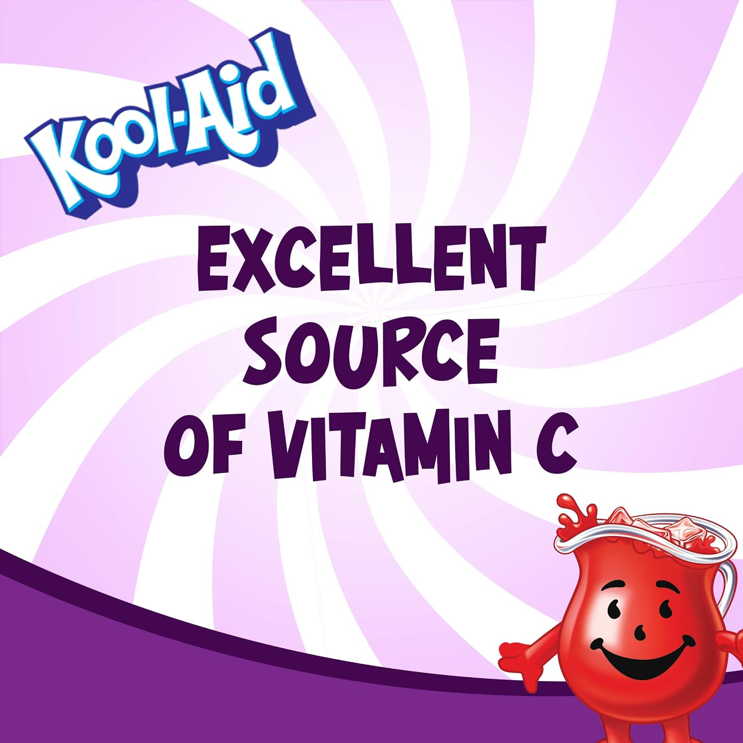 Kool-Aid Drink Mix, Tropical Punch, 19 oz | for Flavorful Hydration and Shareable Refreshment Good Source of Vitamin C, Caffeine Free Gluten Free