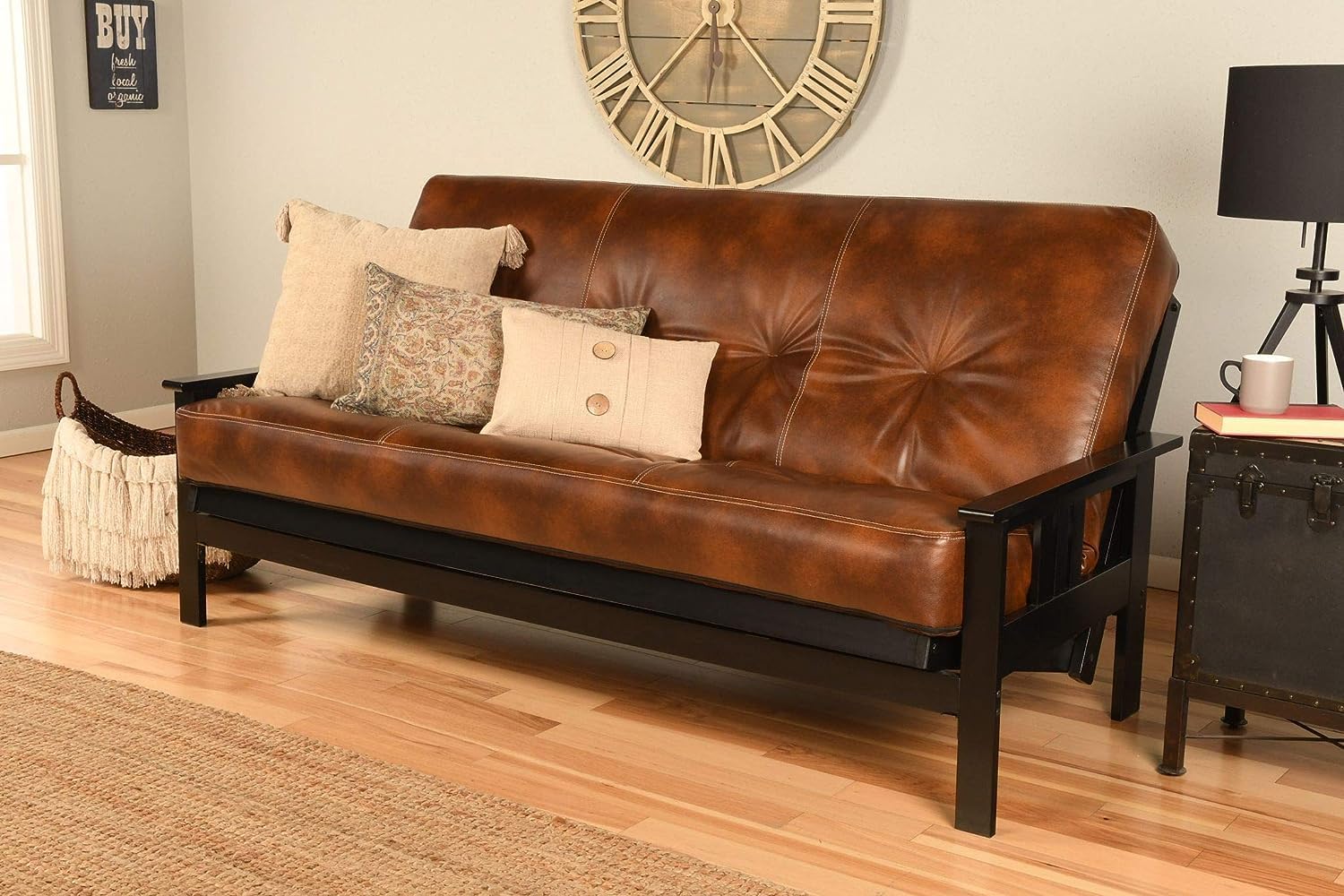 Leather 6000 Series Futon Mattresses Vertical Innerspring Full Size (Java)