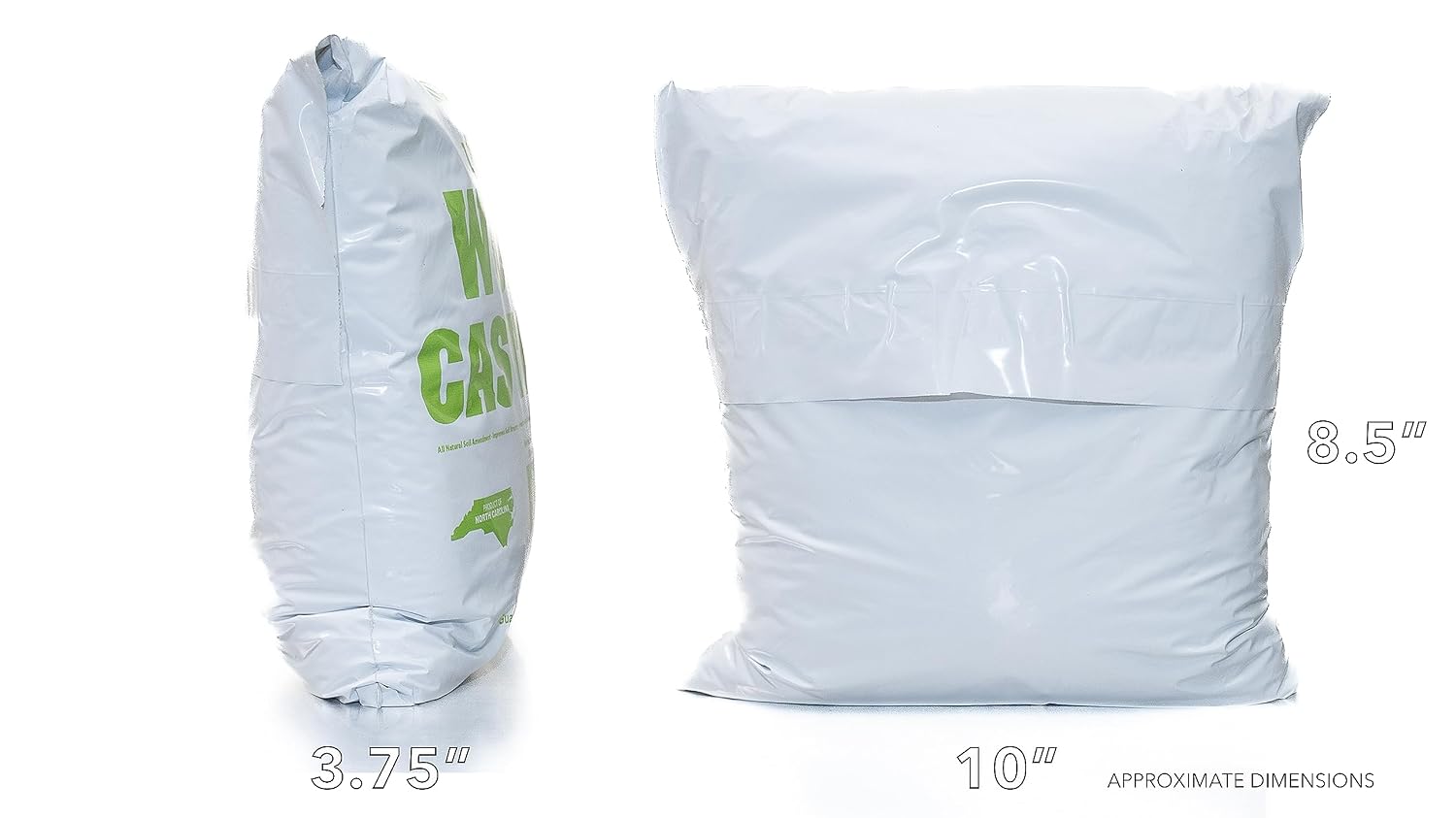 100% Organic Worm Castings 1 Gallon (approximatly 6lbs)