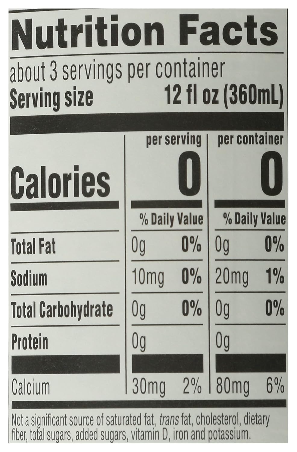Whole Foods Market, Lemon Sparkling Mineral Water, 16.9 Fl Oz, 6 Count