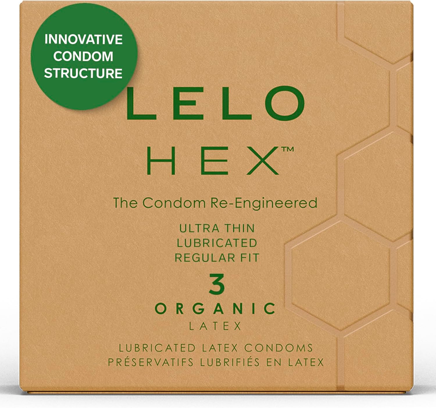 LELO HEX Original - Ultra Thin Condoms, Increased Strength, 12 Pack | This ultra thin condom offers increased strength without reducing sensation, for comfortable, reliable protection.