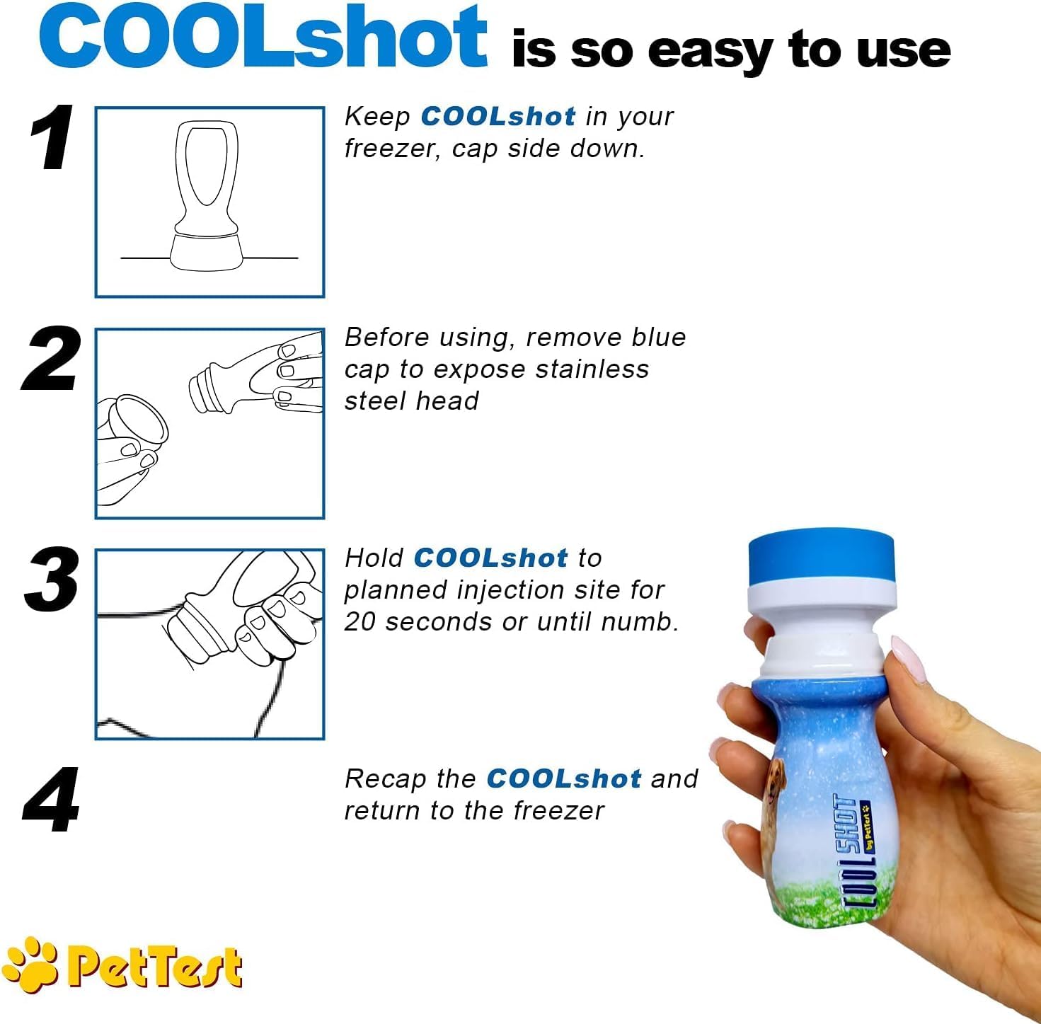 COOLshot Cold Numbing Device for Diabetic Pets