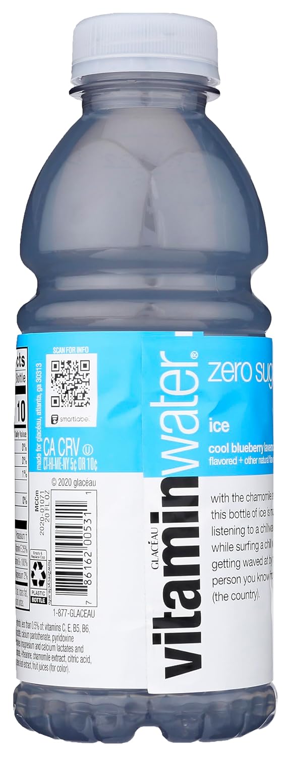 vitaminwater Power-C Dragonfruit Water Beverage, 16.9 fl oz, 6 pack | Bottled, nutrient-enhanced flavored water drink with 90 calories per bottle, antioxidants, and vitamins