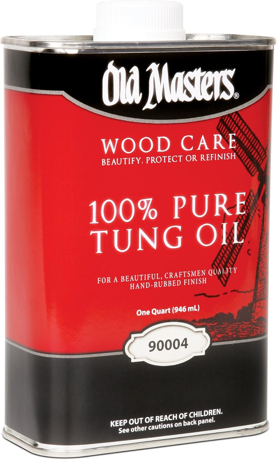 Old Masters 3605 90004 100-Percent Pure Tung Oil, 1 Quart