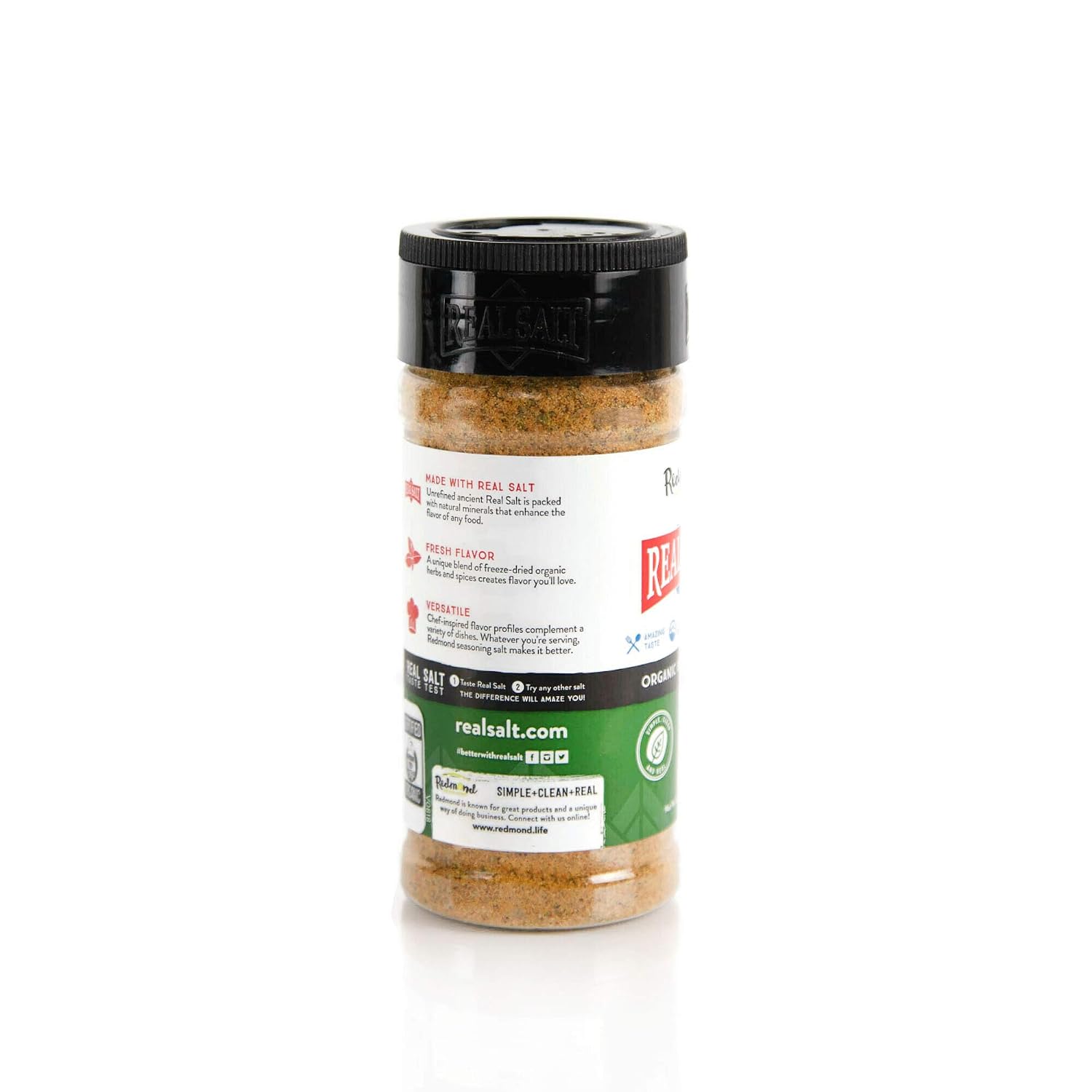 Redmond - Real Salt Seasoning, Natural Unrefined Gluten Free 8.25 Ounce