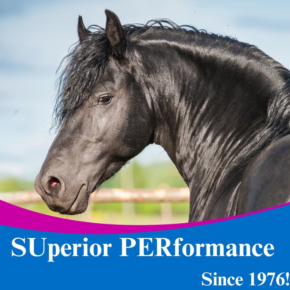 SU-PER OmegaFLAX Flax for Horses - Premium Stabilized Flax Seed Meal & Omega 3 Supplement - Supports Healthy Skin & Coat - 15 Pound