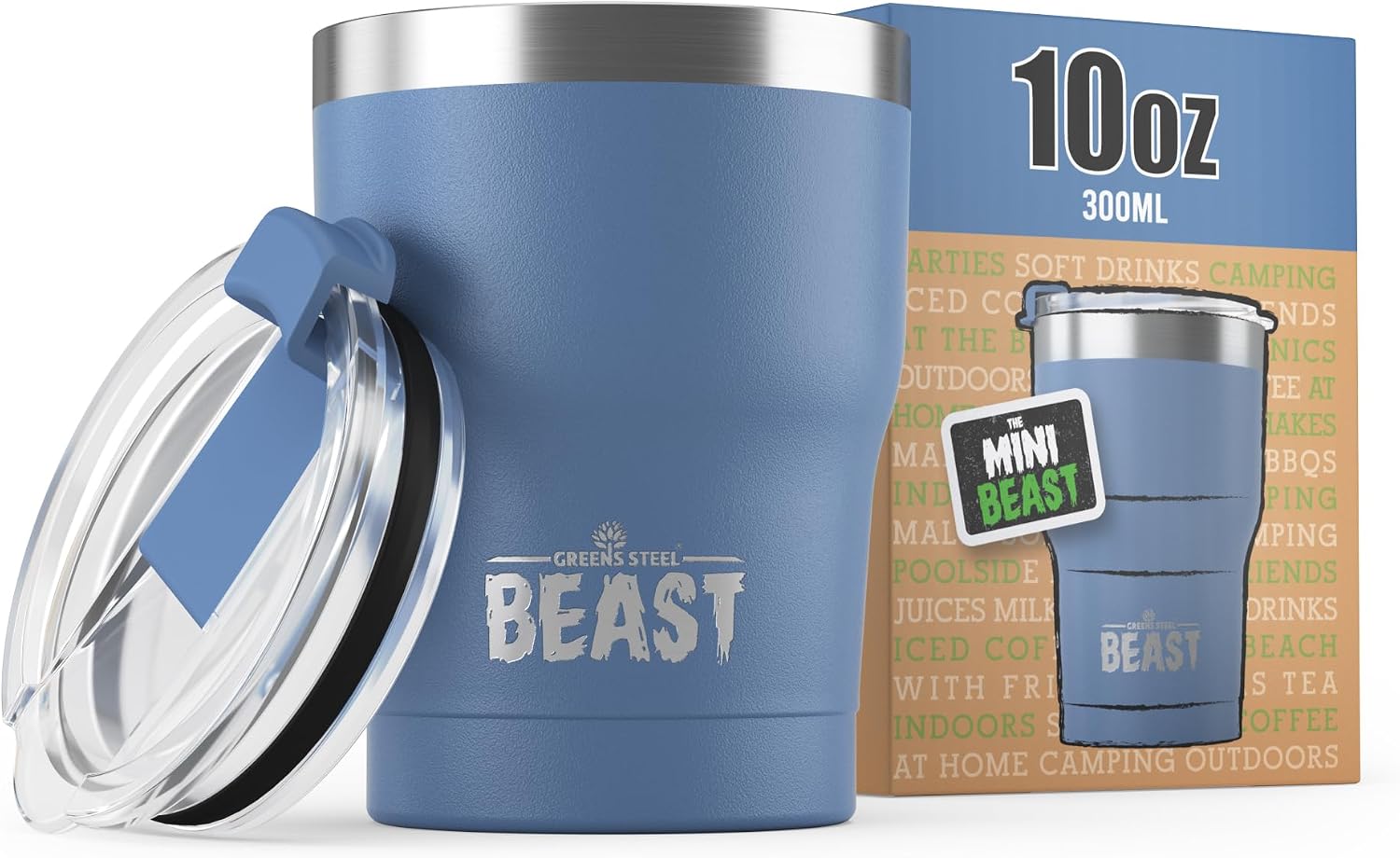 Beast 30 oz Tumbler Stainless Steel Vacuum Insulated Coffee Ice Cup Double Wall Travel Flask (Cupcake Pink)