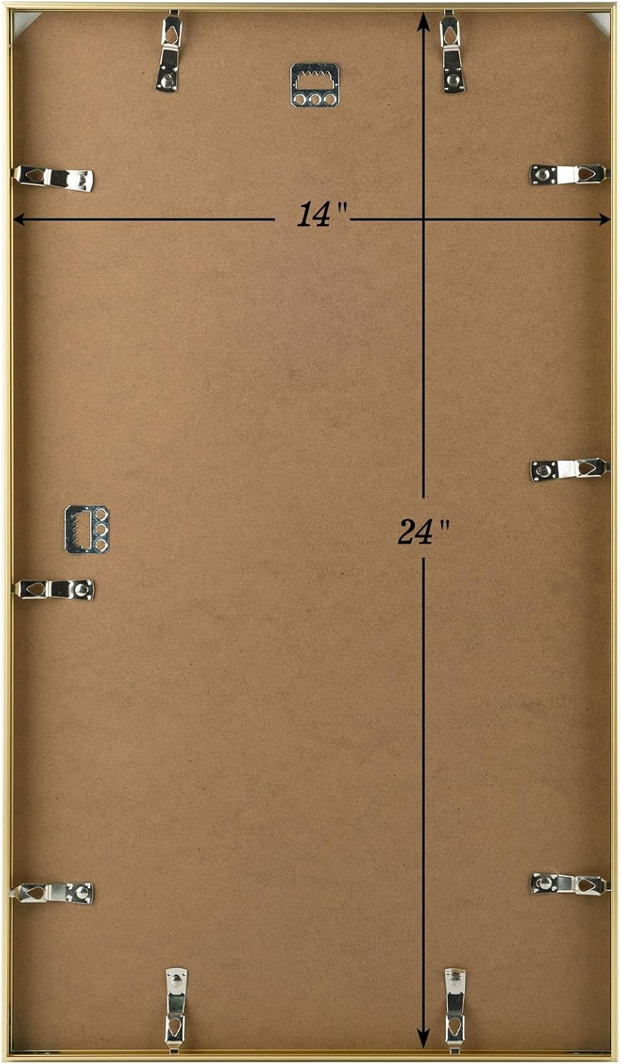 Golden State Art 3 Pack 12x12 Black Aluminum Frames, Real Glass Fronts
