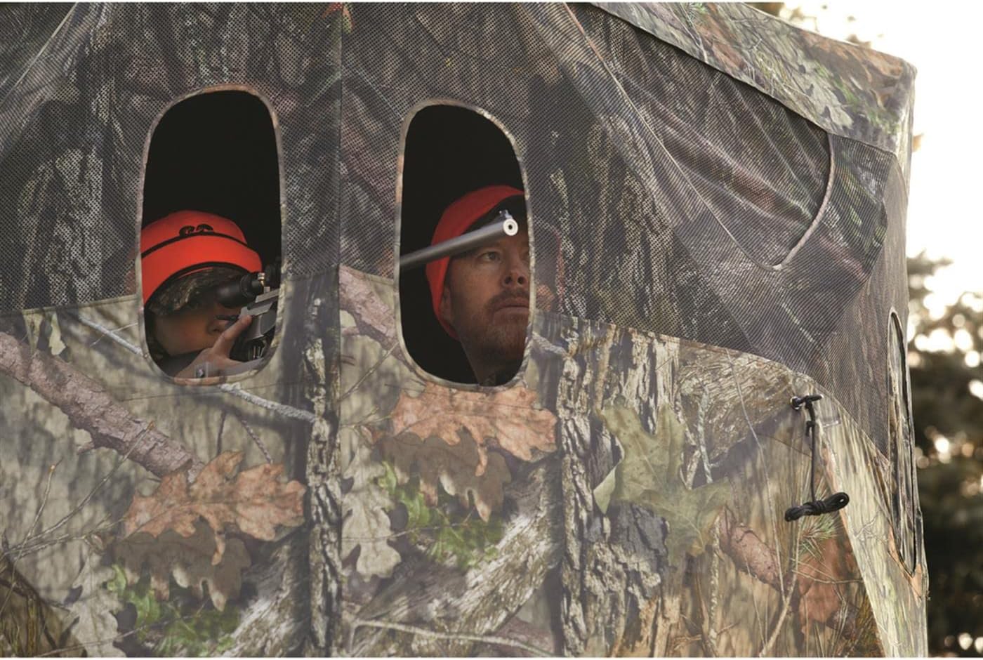 Guide Gear 6 Foot Tripod Hunting Tower Blind, 2-Man Stand Elevated, Hunting Gear Equipment Accessories, 4 by 4