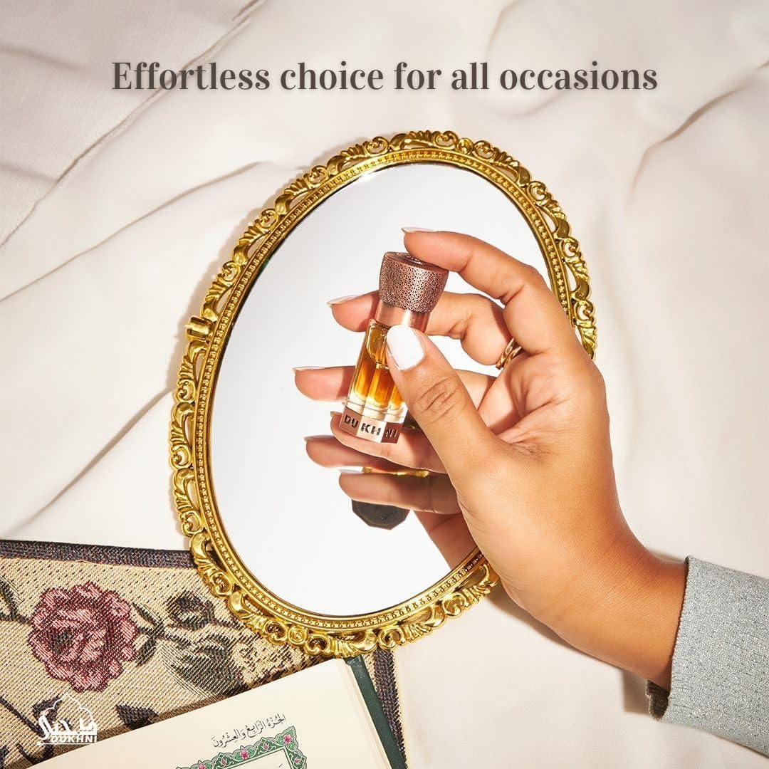 Dukhni Sandalia Attar Oil 6ml Sandal Perfume Oil | Luxury Islamic Gifts | Pure Sandalwood Attar Perfume Oil for Men & Women | Premium, Non-Alcoholic
