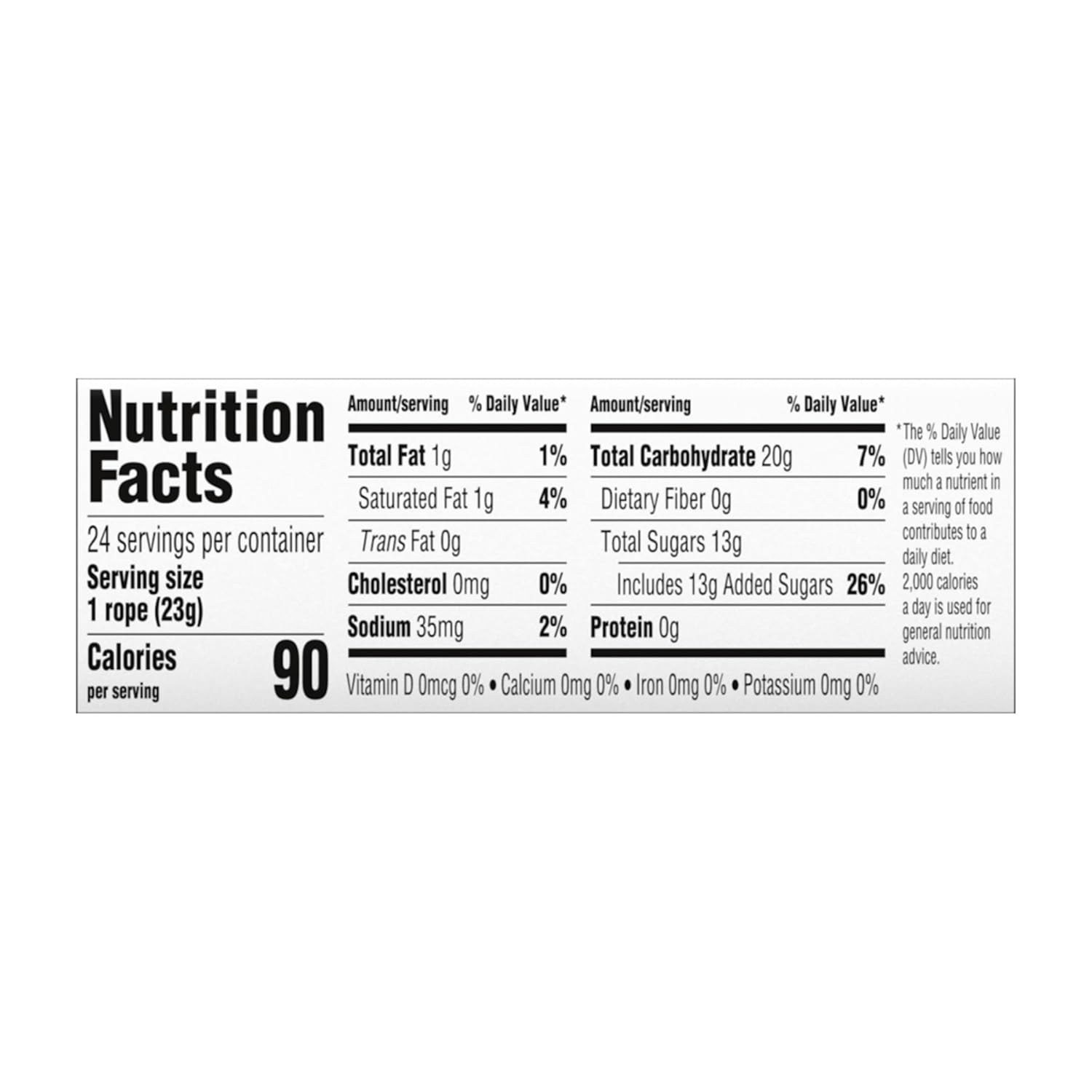 Laffy Taffy Rope Candy, Banana Flavor, 0.81 Ounce Ropes (Pack of 24)