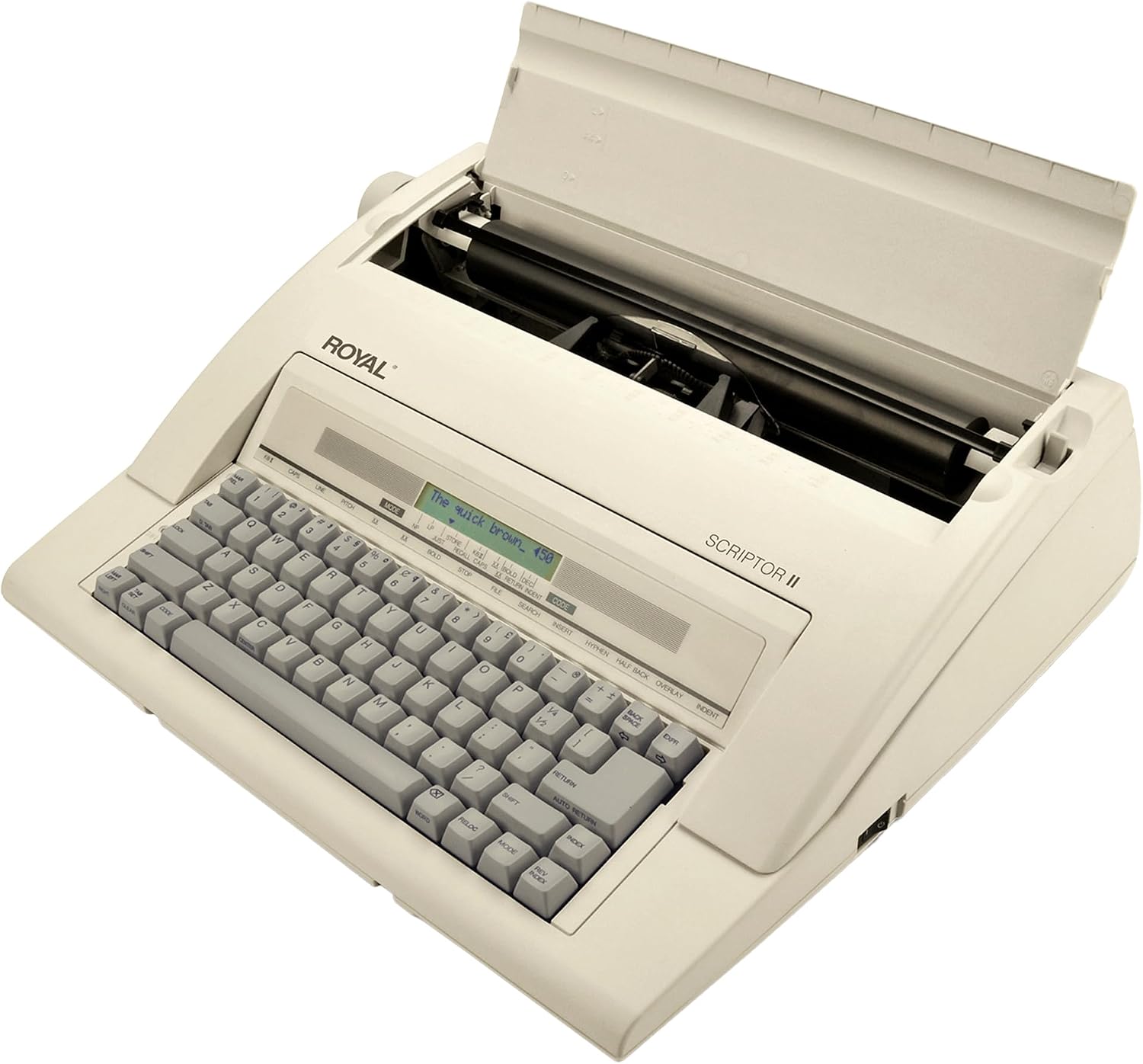 ROYAL 69147T Scriptor II Typewriter, White
