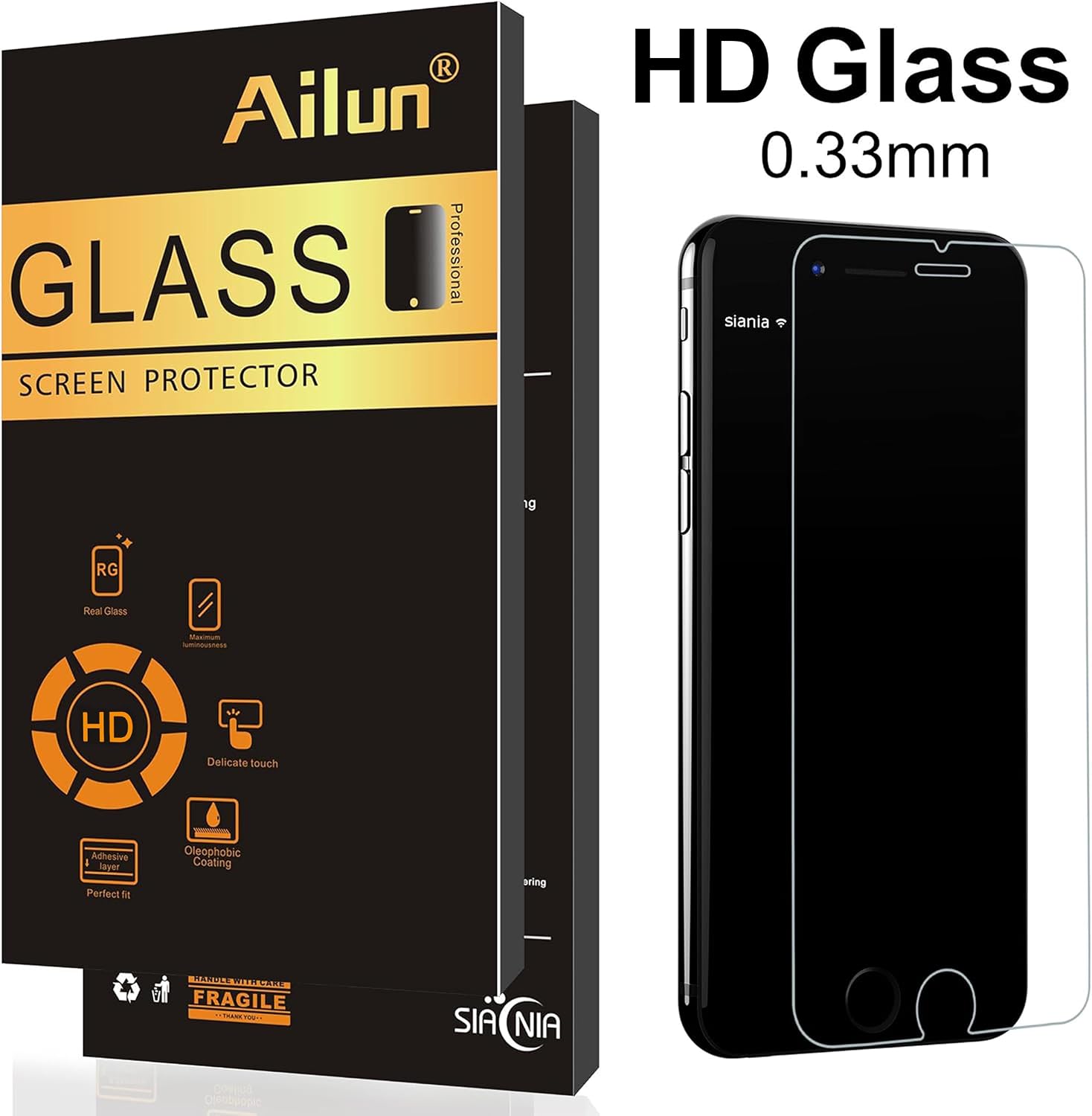 Ailun 3 Pack Screen Protector for iPhone 12 Mini 2020