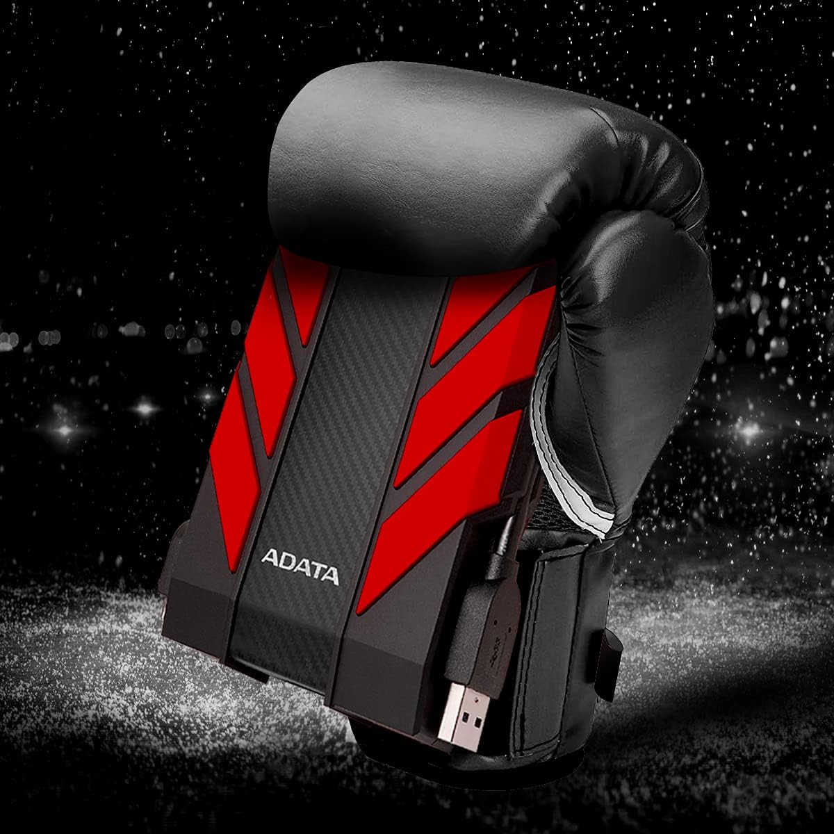 ADATA HD710 Pro - 4 TB External Hard Drive - Shockproof, Waterproof & Dustproof - Durable Storage - For Gamers, Students & Professionals - Mac, PC & Linux Compatible - Black - AHD710P-1TU31-CBK