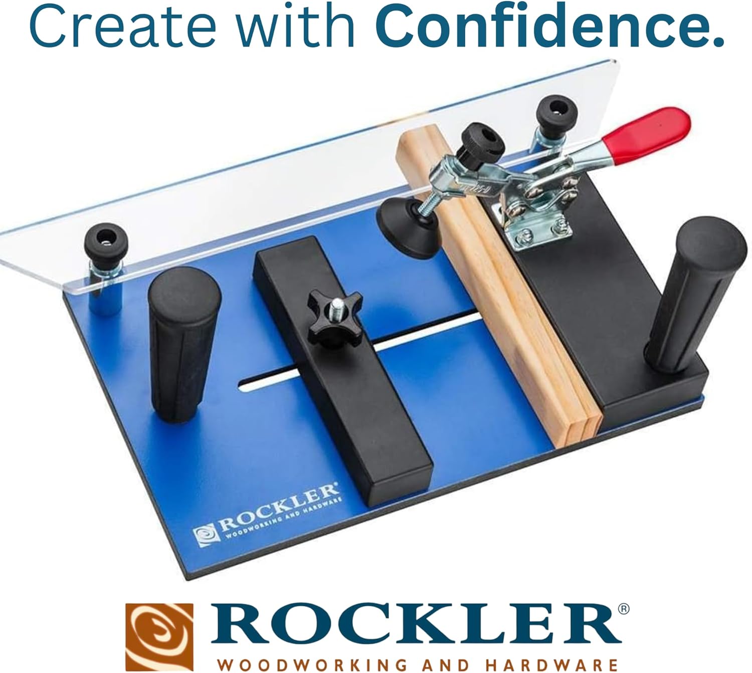 Rockler Rail Sled for Router Table w/Toggle Clamp