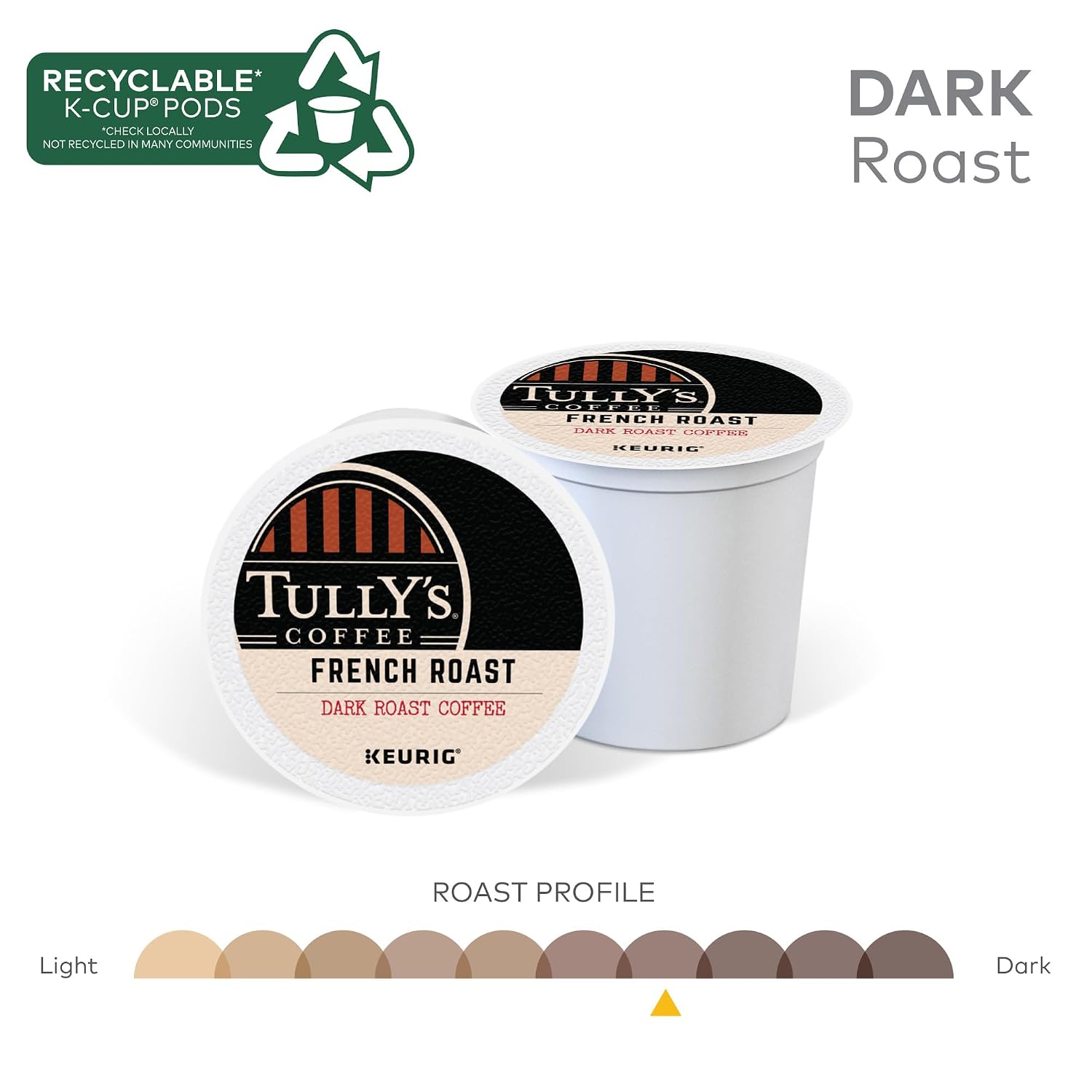 Tully's Coffee Hawaiian Blend Keurig Single-Serve K-Cup Pods, Medium Roast Coffee, 96 Count