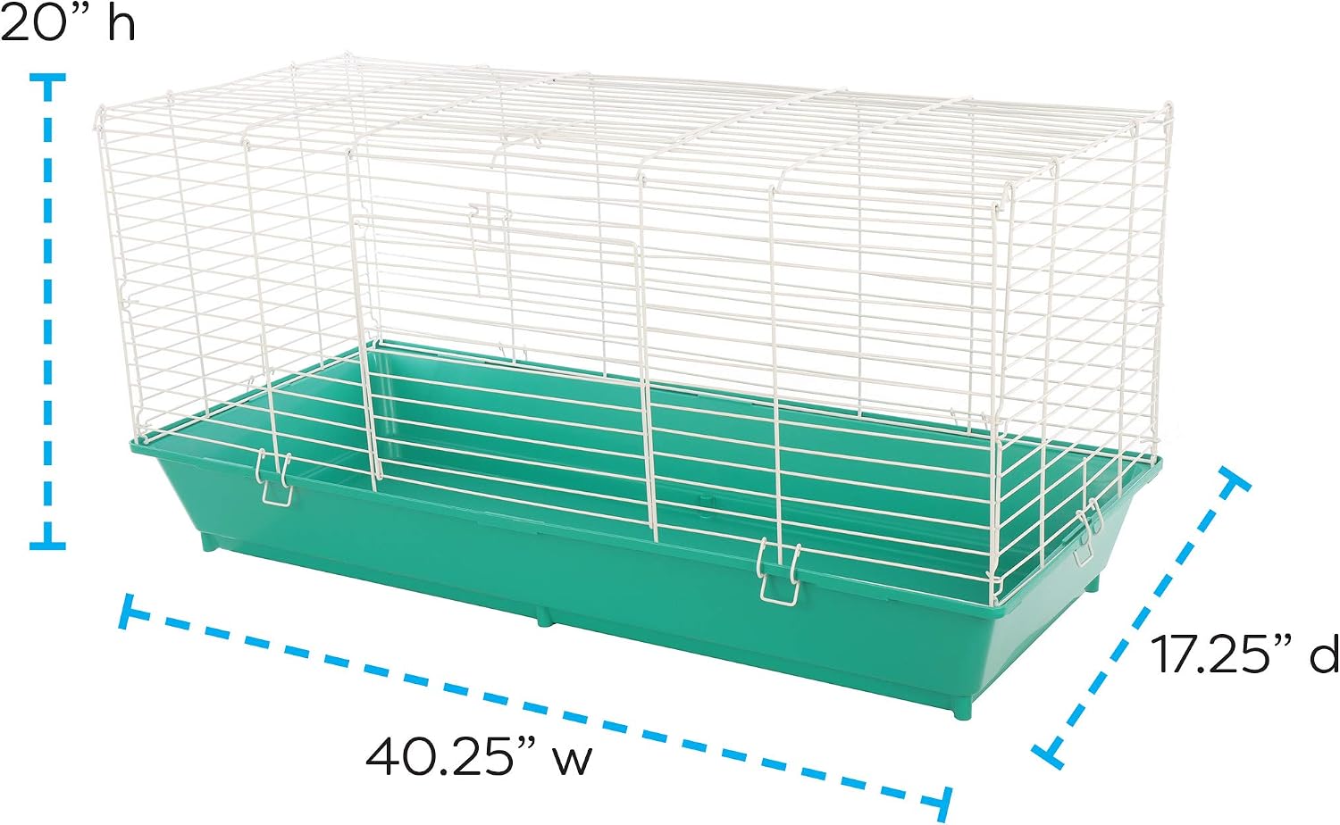 Ware Manufacturing Home Sweet Home Pet Cage for Small Animals - 40 Inches - Colors may vary