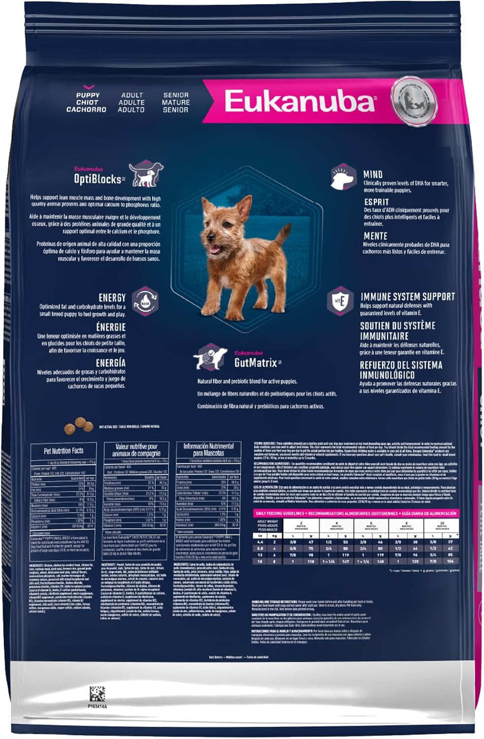 Eukanuba Puppy Small Breed Dry Dog Food, 4.5 lb Bag