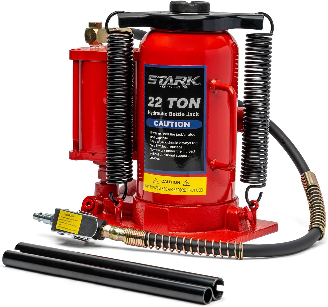 Stark USA 12-Ton (24,000 LBS) Capacity Air/Hydraulic Bottle Jack Low Profile Bottle Jack Lift Auto Repair Automobile Truck SUV Car Lift with Handle