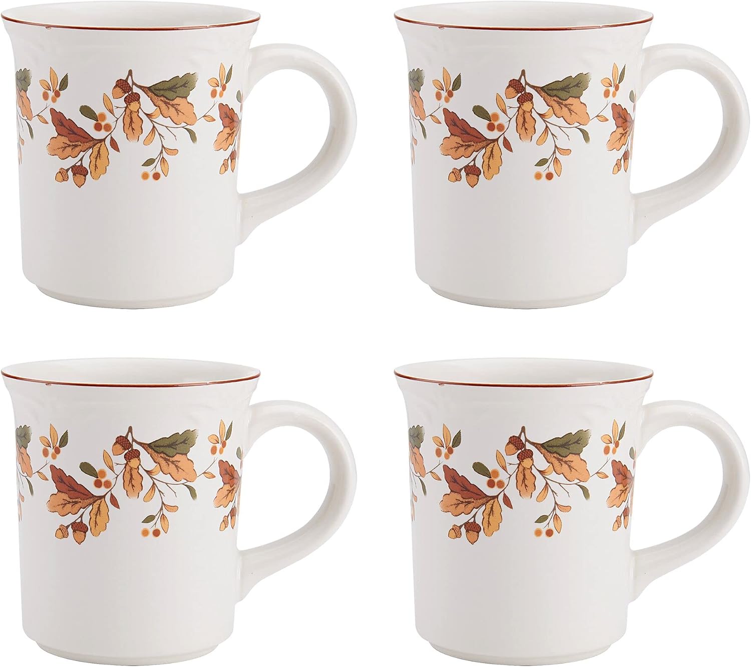 Pfaltzgraff Autumn Berry 16 Piece Dinnerware Set, Service for 4, Multi Colored