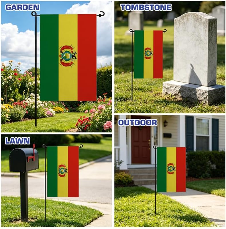 Nicaragua Nicaraguans Garden Flags 12x18 Inch Double Sided Burlap Patriotic Country Yard Flag Banners Outdoor Weather Resistant Farmhouse Porch Lawn Decoration