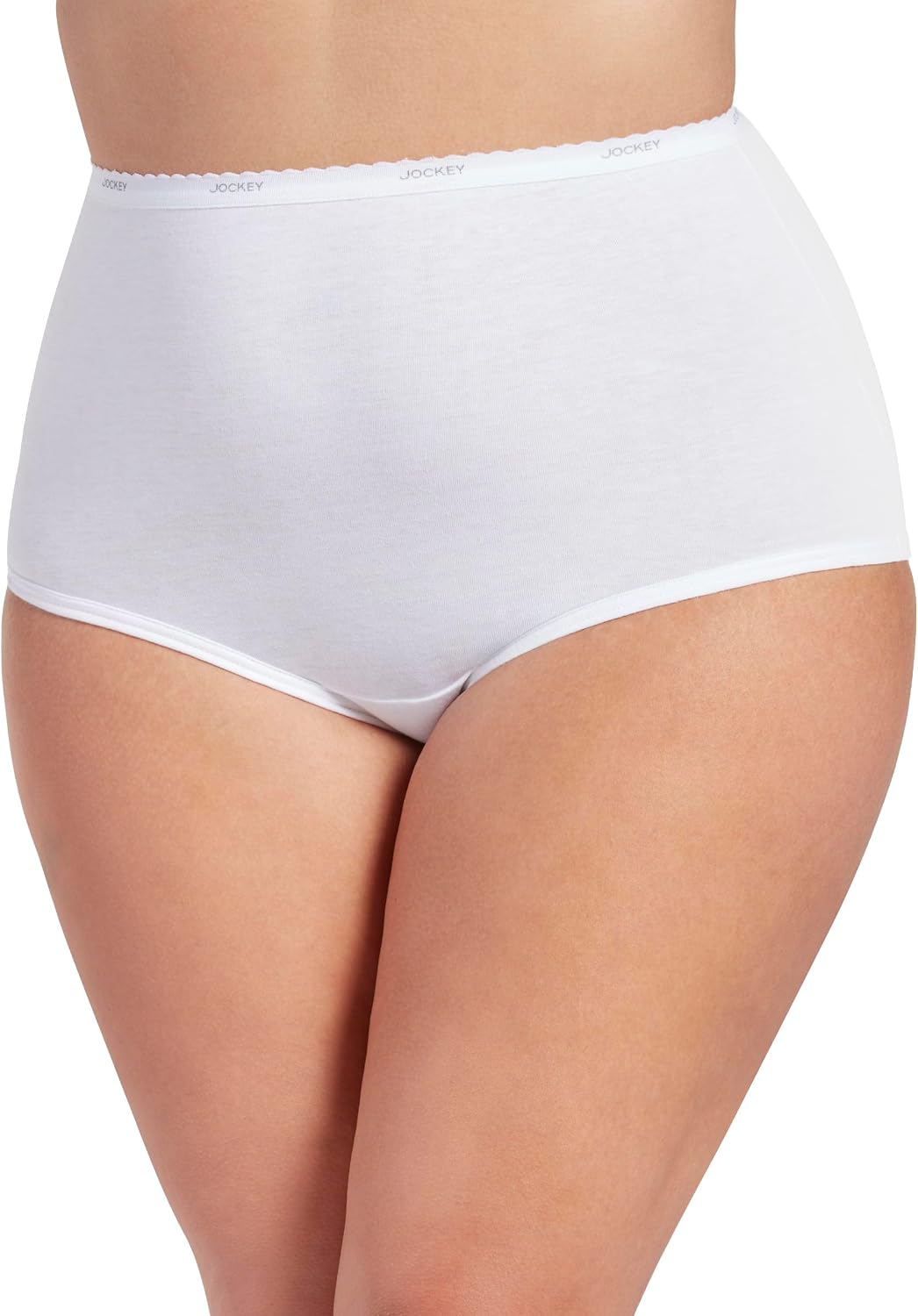Jockey Women's Underwear 100% Cotton Classic Brief - 3 Pack