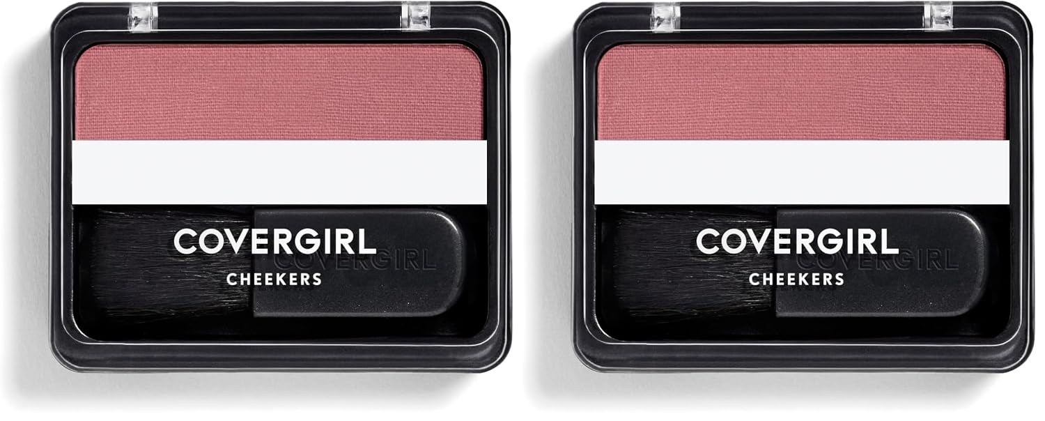 COVERGIRL - Cheekers Blush, Soft, blendable, lightweight formula, easy & natural look, 100% Cruelty-Free