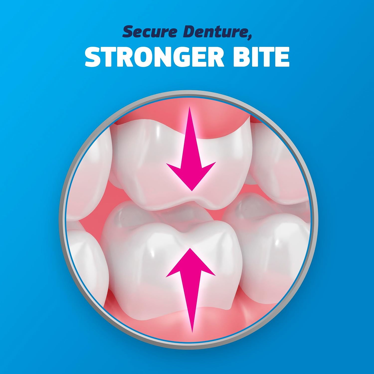 Fixodent Complete Denture Adhesive Cream, Original, 2.4 oz (3-Pack) – Strong False Teeth Glue, Secure Dental Adhesive for Full and Partial Plates