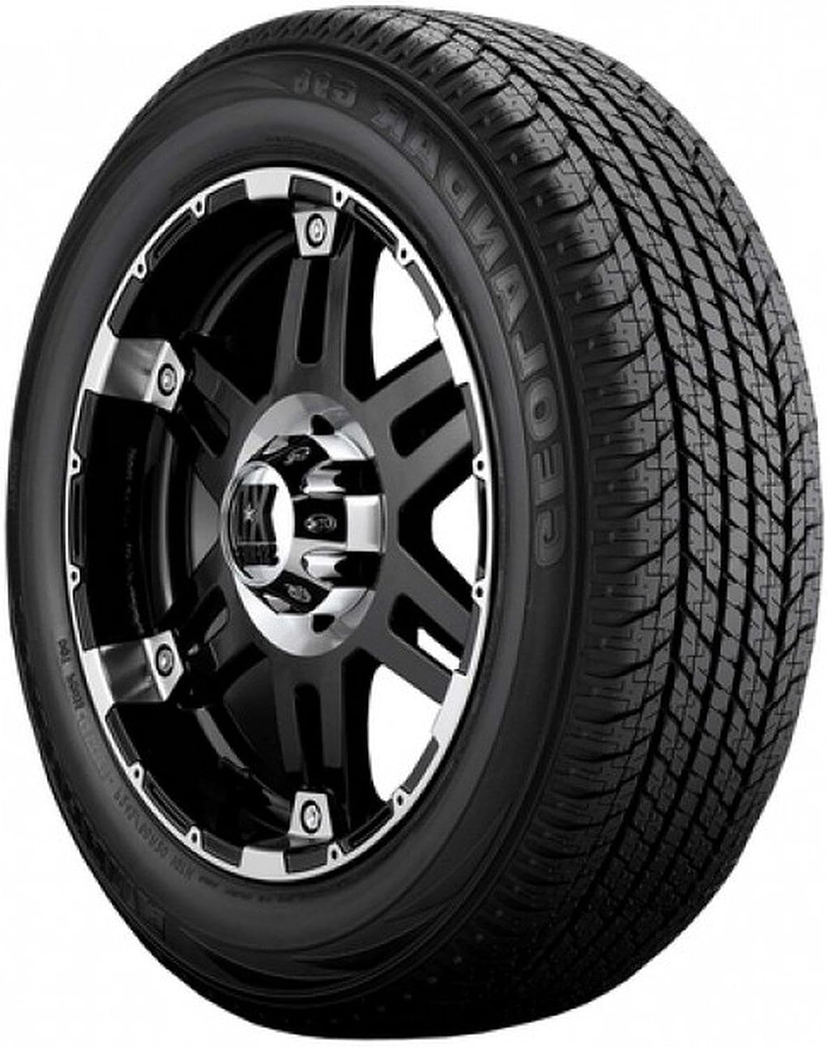 Yokohama Geolandar G96B 245/60R20 107H | Truck/SUV Highway All Season Traction 107H Rated Standard Load Radial Construction Black Sidewall Tire