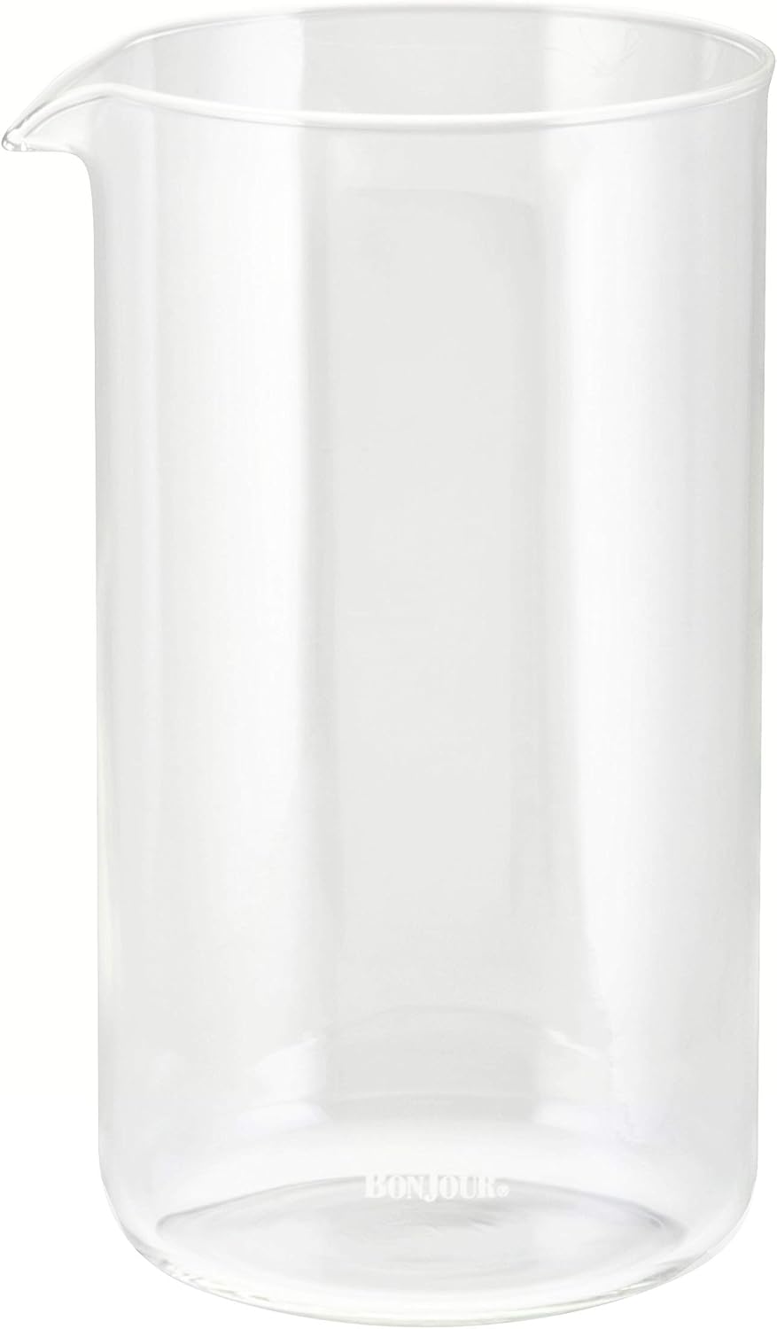 BonJour 8-Cup French Press 53315 Replacement Glass Carafe, Universal Design | Universal Fit for Most 8-Cup French Press Frames, Durable Glass, Easy Replacement Part