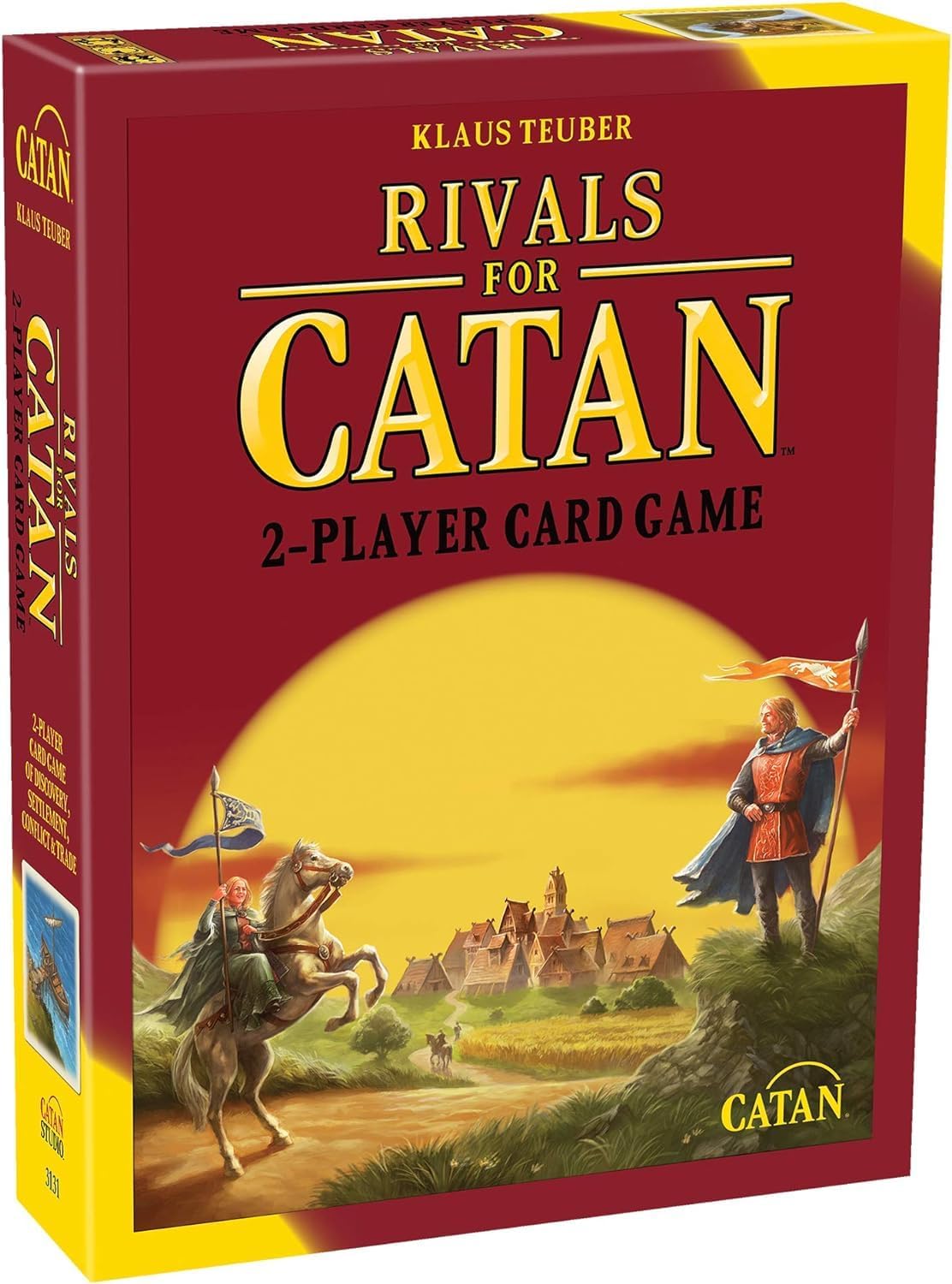 CATAN Rivals for CATAN Card Game - Build, Trade and Conquer! Strategy Game, Family Fun for Kids and Adults, Ages 10+, 2 Players