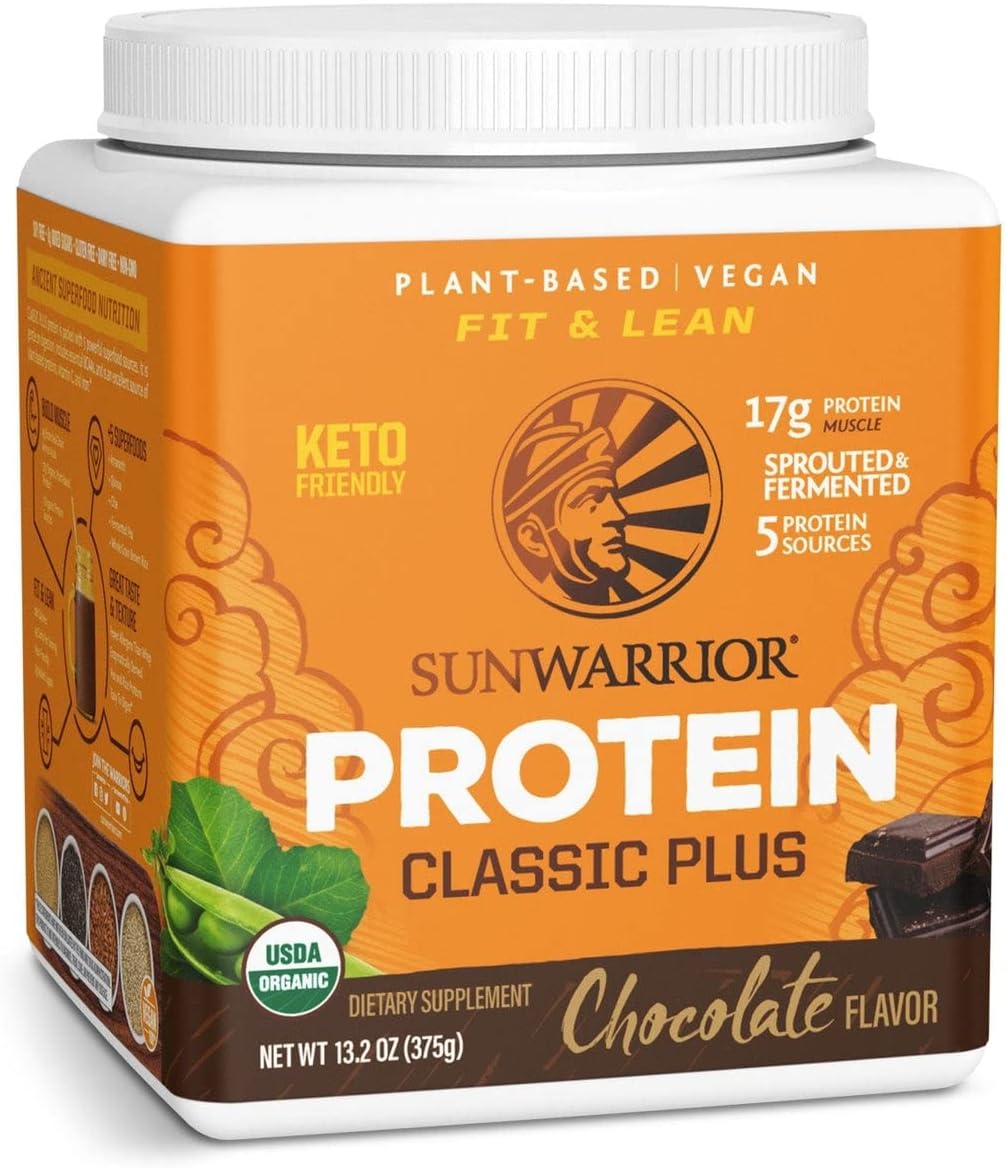 Clean Vegan Protein Powder Vanilla | Organic Protein Powder Plant Based Formula with 5 Superfood Blend Sprouted & Fermented | Non-GMO Low Carb Soy Dairy & Gluten Free (Vanilla, 30 Servings)