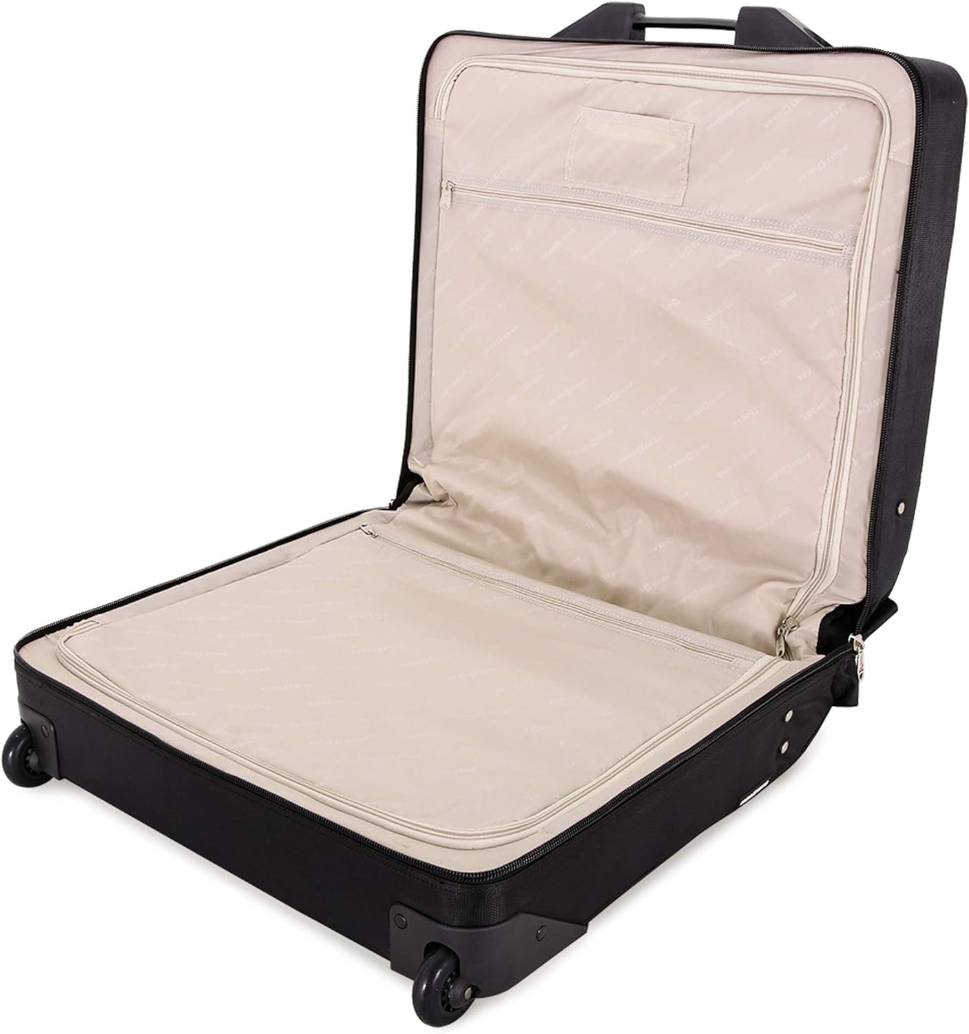 SwissGear 7895 Premium Rolling Garment Bag, Bonus Hanging Feature, Men's and Women's, 24-Inch Luggage - Black