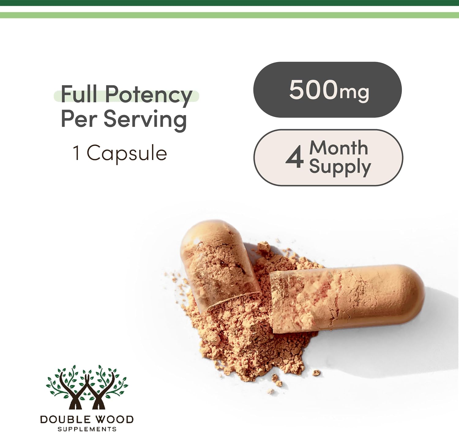 Rhodiola Rosea 500mg, Standardized, Stress, Focus + Energy, 120 Capsules
