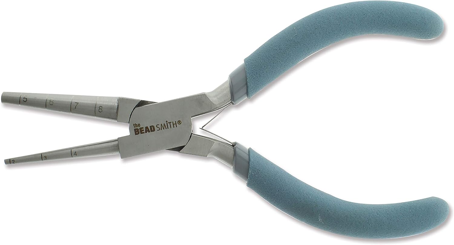 The Beadsmith Loop Rite Plier, 2-8mm loops, create round shapes, tool for Jewelry Making and Creating Wire Pieces for Findings, Art and Home Decor