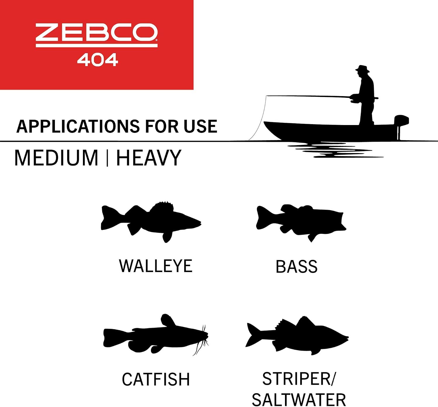 Zebco 404 Spincast Fishing Reel,