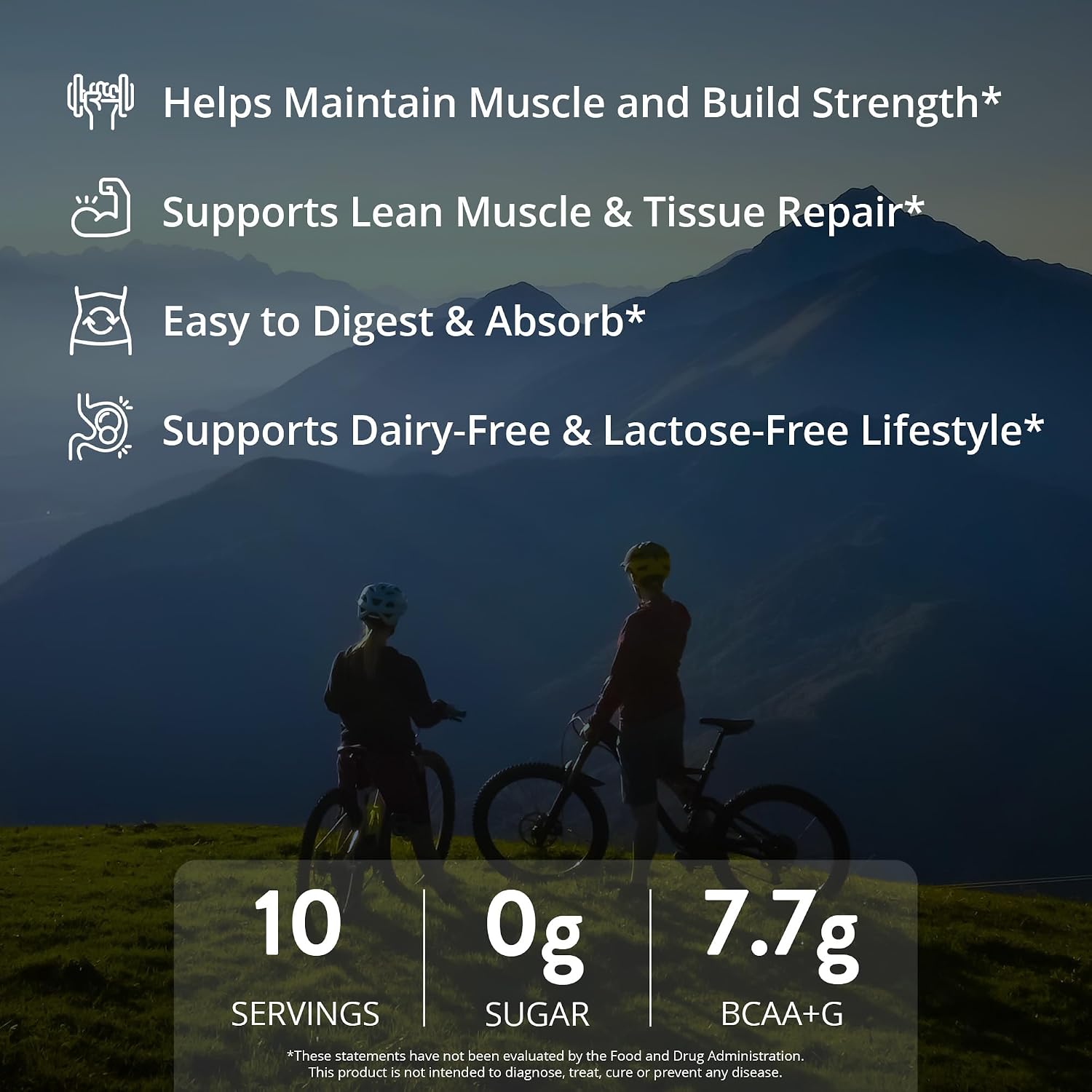MRM Nutrition Egg White Protein - 23g Fat-Free Protein - 20 Servings | Free of Dairy & Gluten, Sugar Free Vanilla Flavored Powder, With Digestive Enzymes, and Soy, High Biological Value